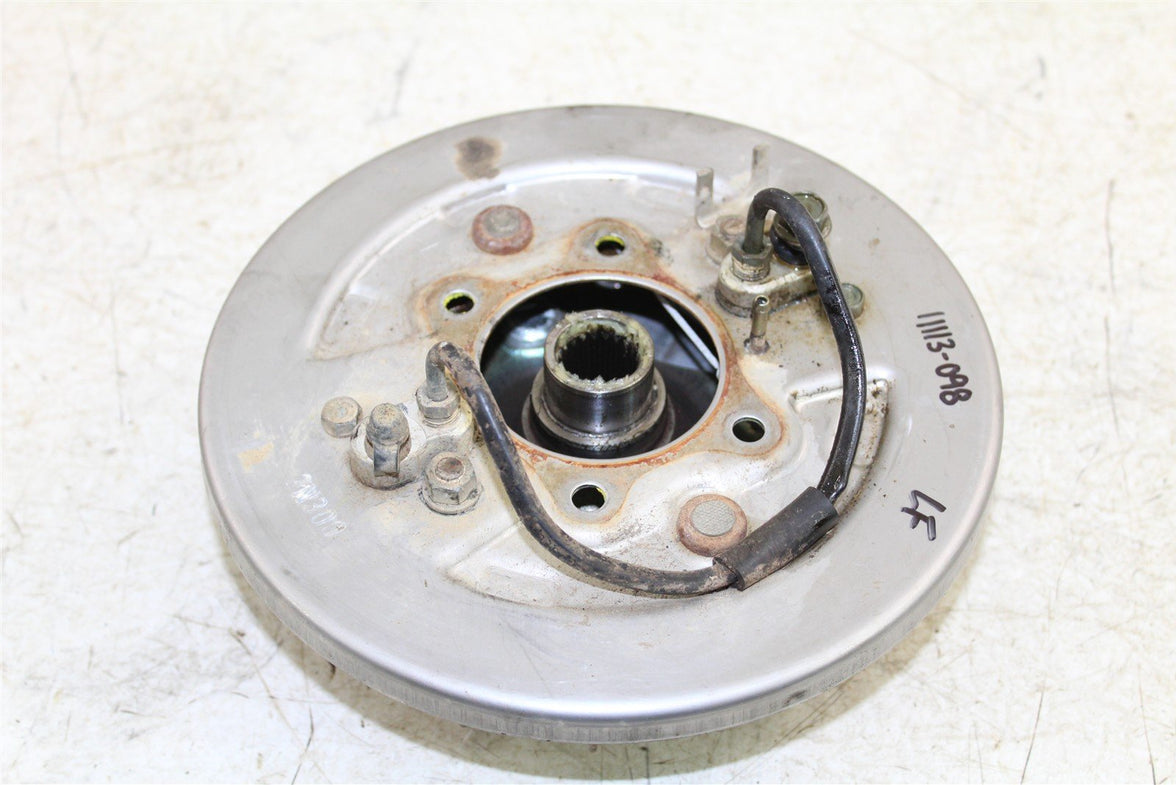 1988 Honda Fourtrax 300 4x4 Front Left Brake Drum Backing Plate Panel Hub 11113