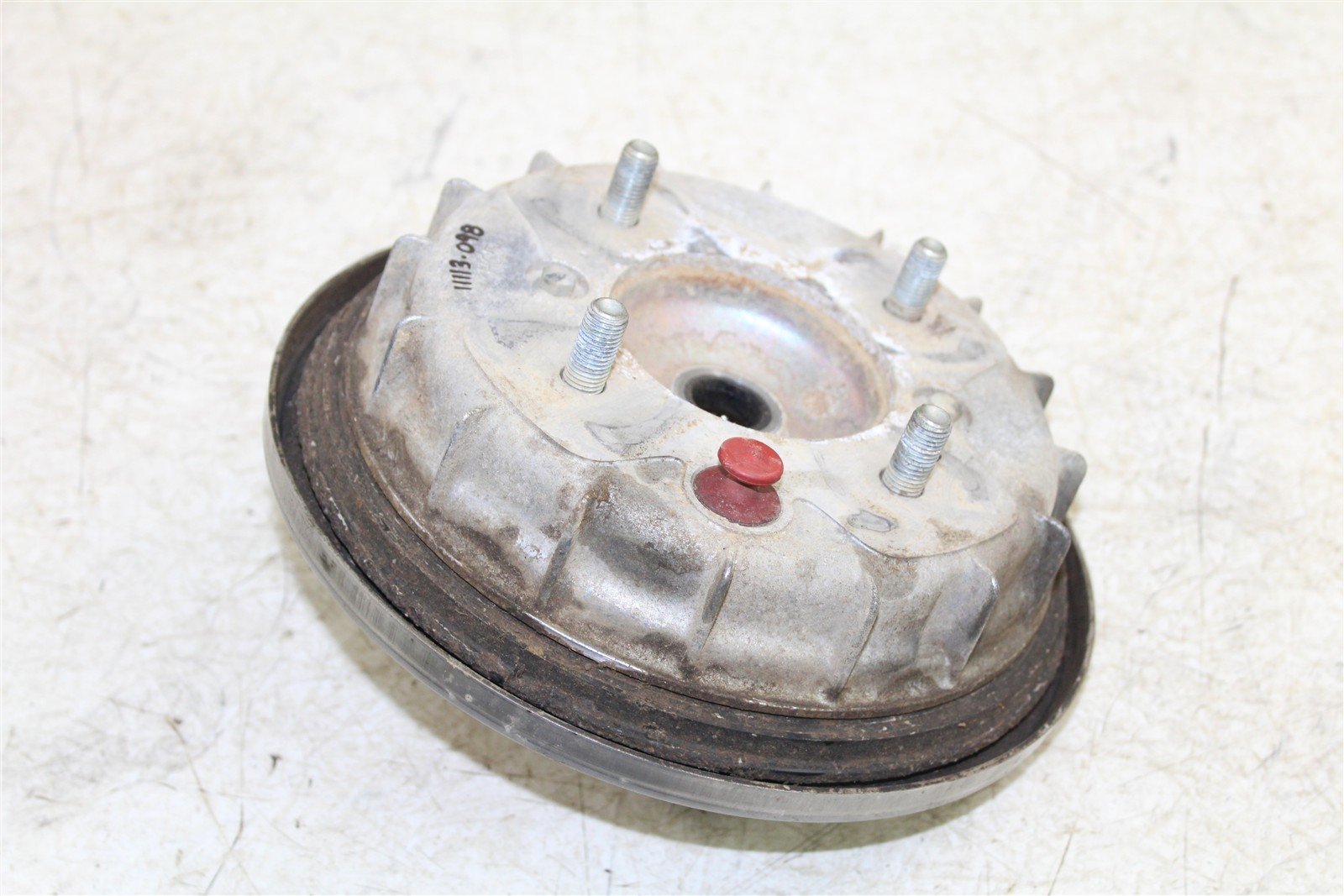 1988 Honda Fourtrax 300 4x4 Front Left Brake Drum Backing Plate Panel Hub 11113