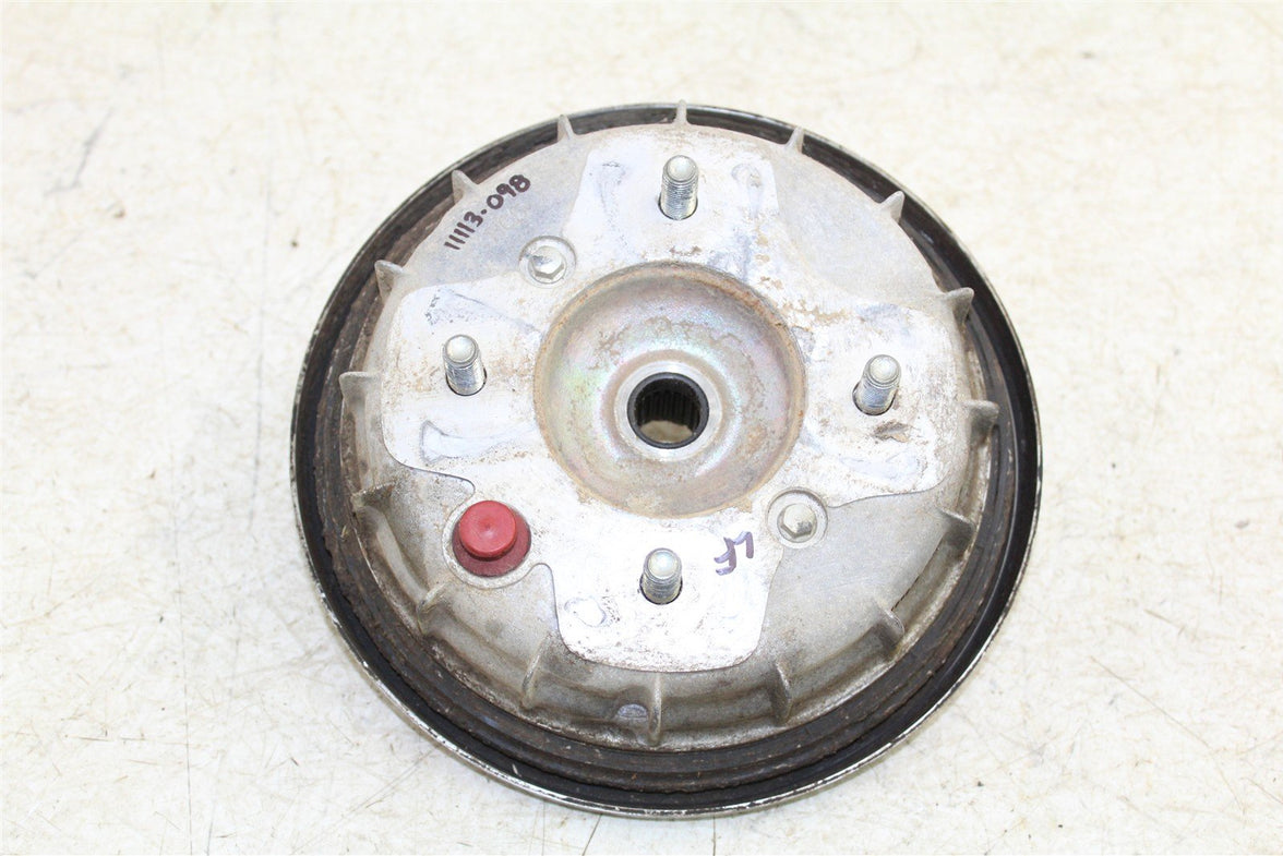 1988 Honda Fourtrax 300 4x4 Front Left Brake Drum Backing Plate Panel Hub 11113