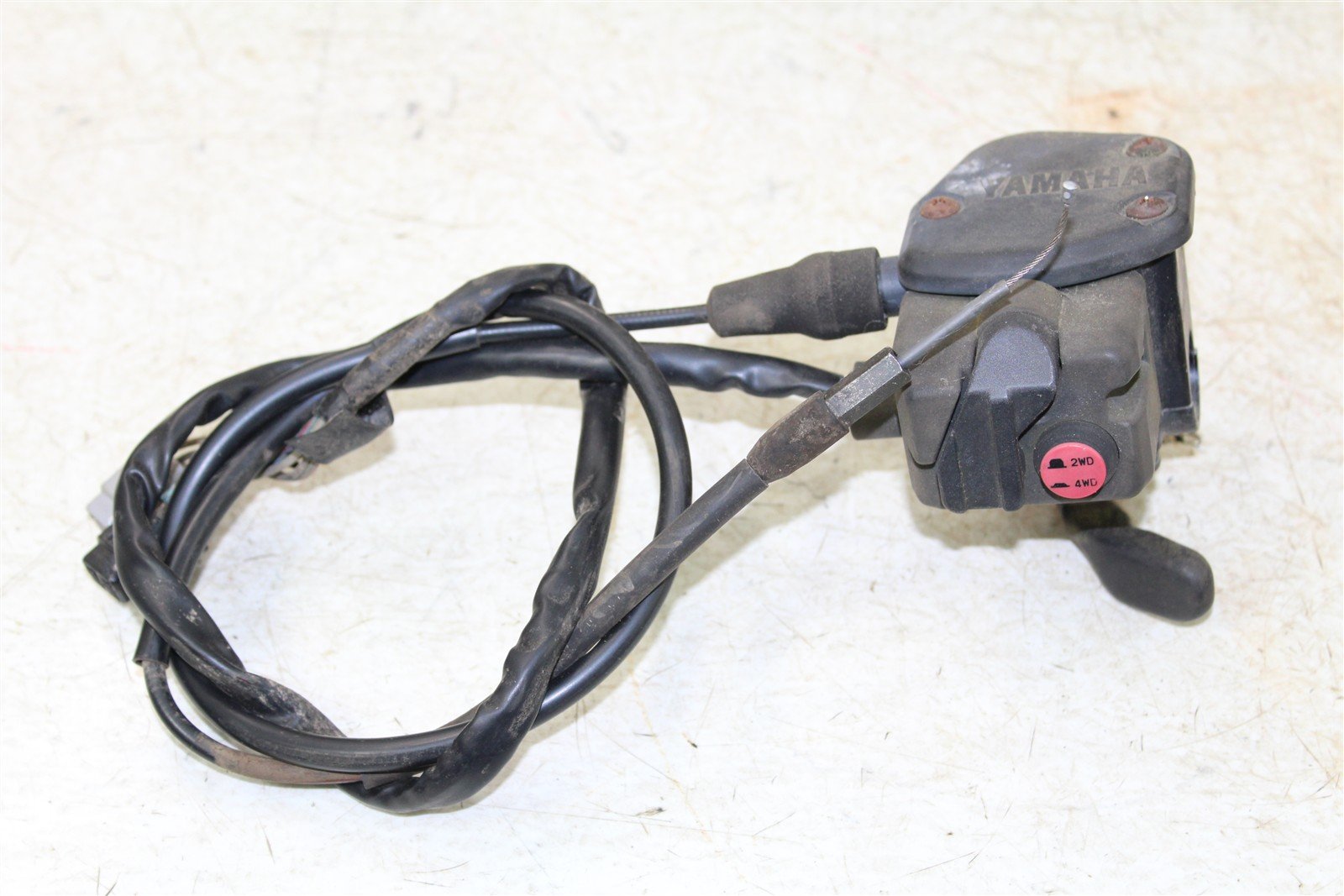 2002 Yamaha Grizzly 660 4x4 Throttle Lever Housing w/ Cable 50124