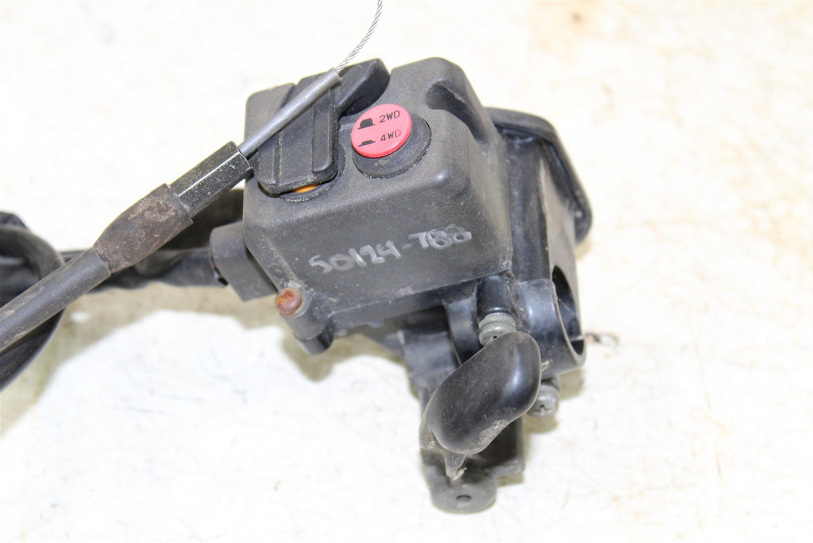 2002 Yamaha Grizzly 660 4x4 Throttle Lever Housing w/ Cable 50124