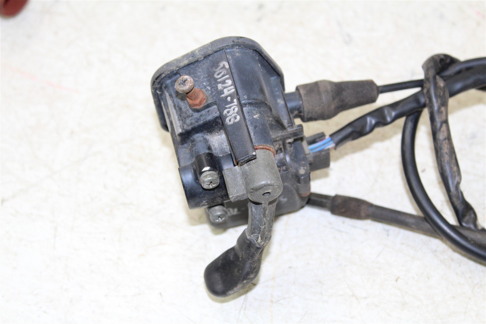 2002 Yamaha Grizzly 660 4x4 Throttle Lever Housing w/ Cable 50124