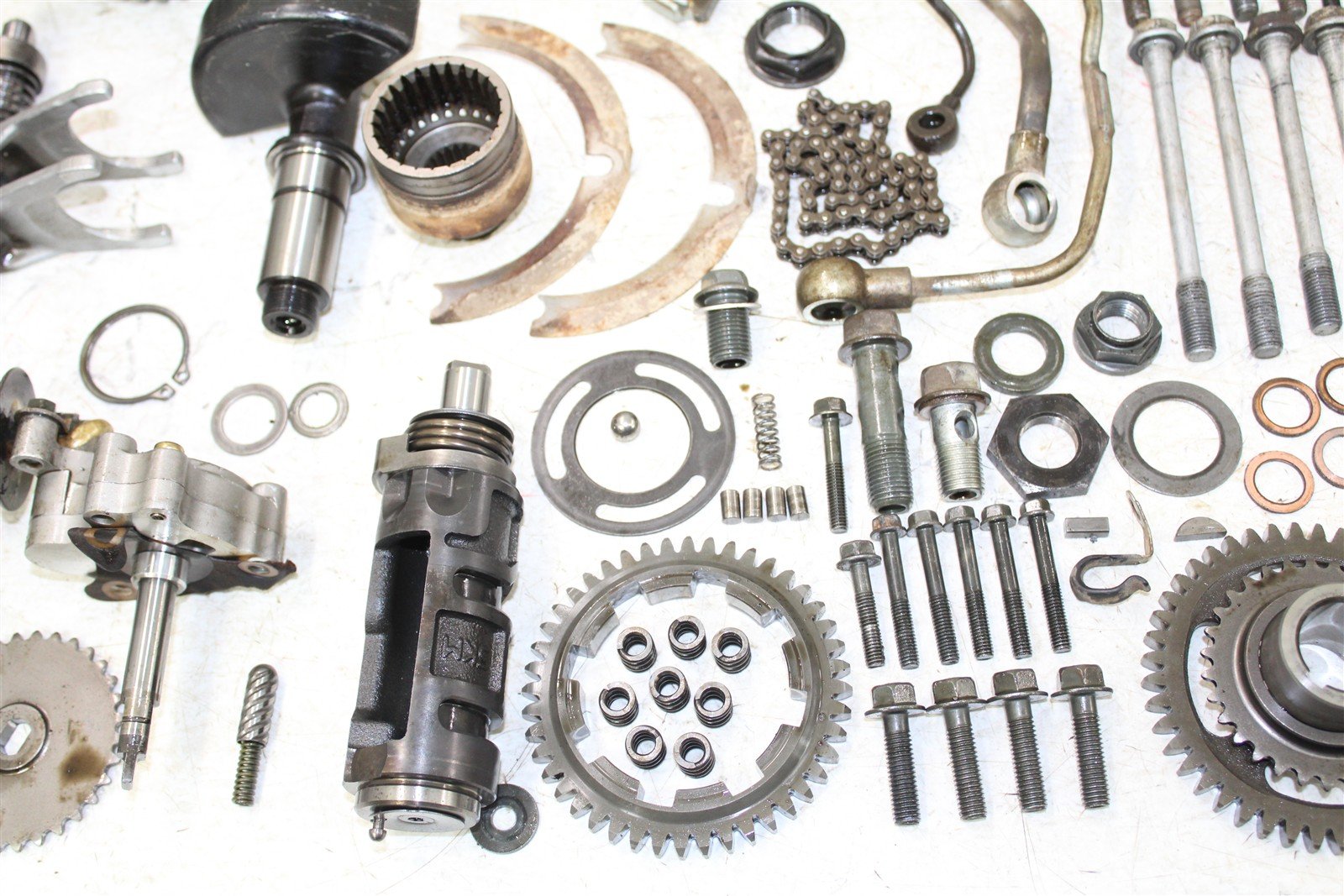 2002 Yamaha Grizzly 660 4x4 Transmission Gears Shift Shaft Forks Drum 50124