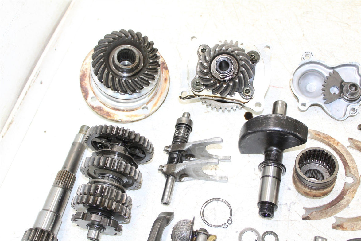 2002 Yamaha Grizzly 660 4x4 Transmission Gears Shift Shaft Forks Drum 50124