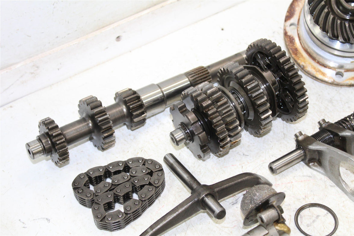 2002 Yamaha Grizzly 660 4x4 Transmission Gears Shift Shaft Forks Drum 50124