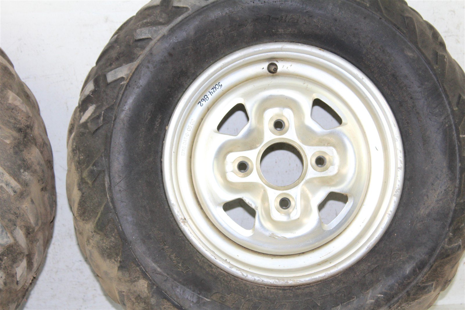 2002 Yamaha Grizzly 660 4x4 Front Wheel Set Rims 50124