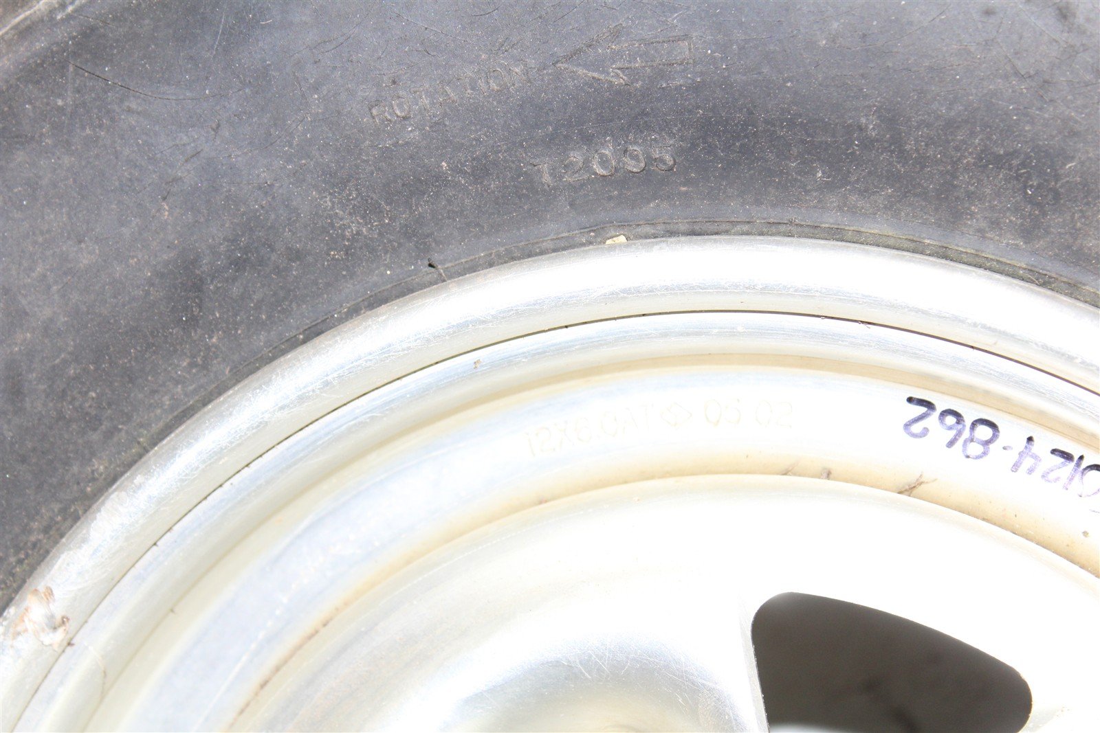2002 Yamaha Grizzly 660 4x4 Front Wheel Set Rims 50124
