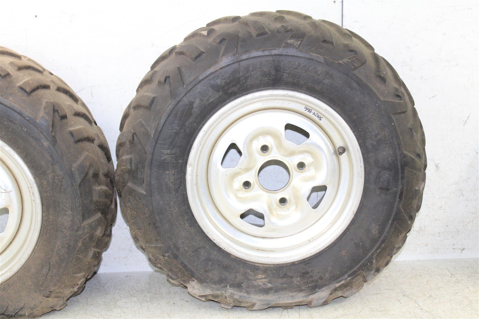 2002 Yamaha Grizzly 660 4x4 Rear Wheel Set Rims 50124