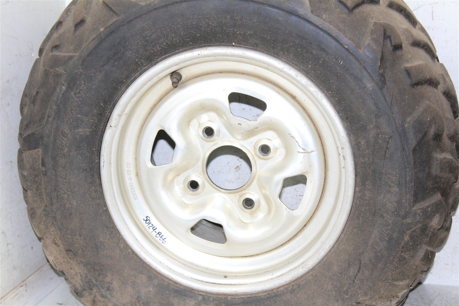 2002 Yamaha Grizzly 660 4x4 Rear Wheel Set Rims 50124
