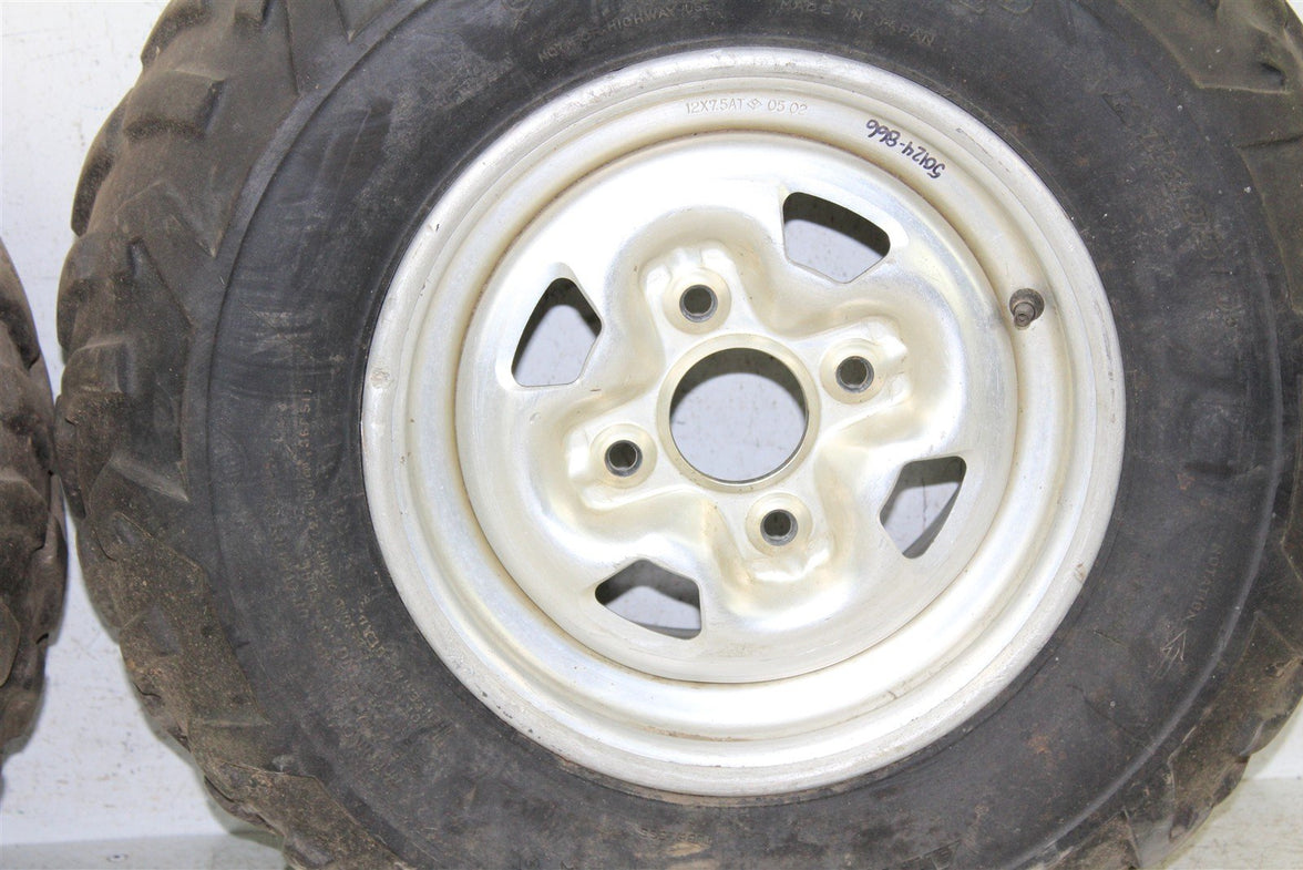 2002 Yamaha Grizzly 660 4x4 Rear Wheel Set Rims 50124