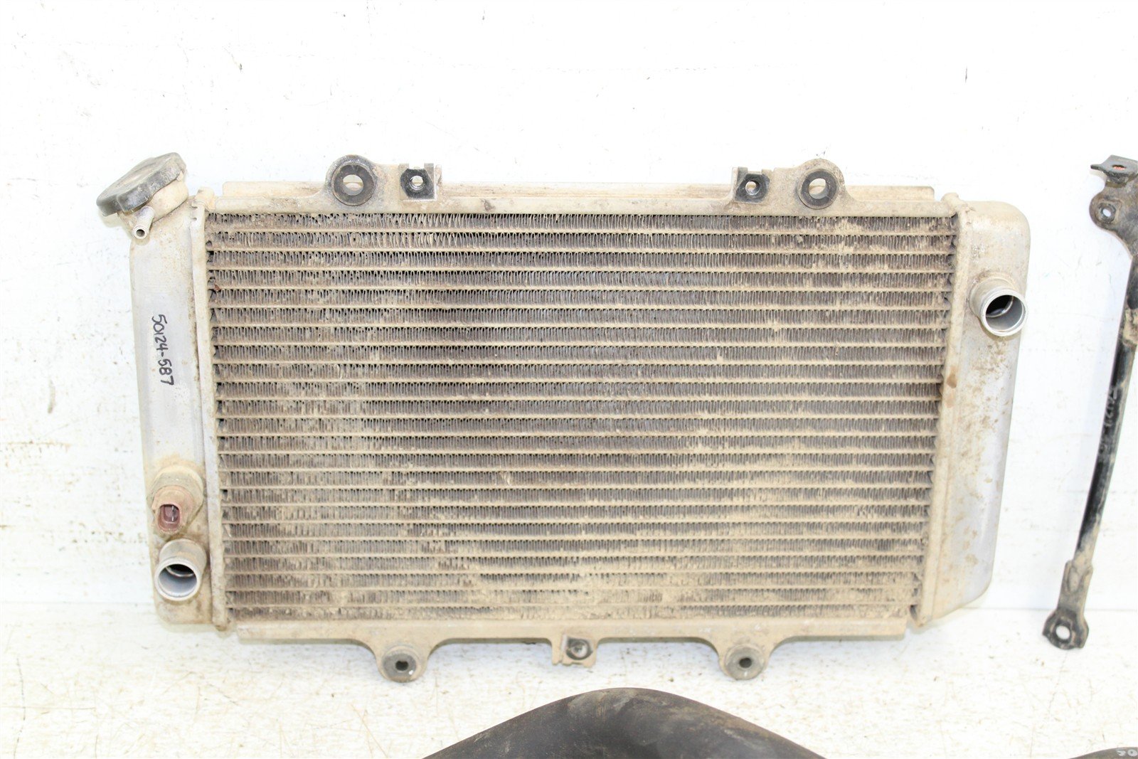 2002 Yamaha Grizzly 660 4x4 Radiator w/ Coolant Hoses & Support 50124