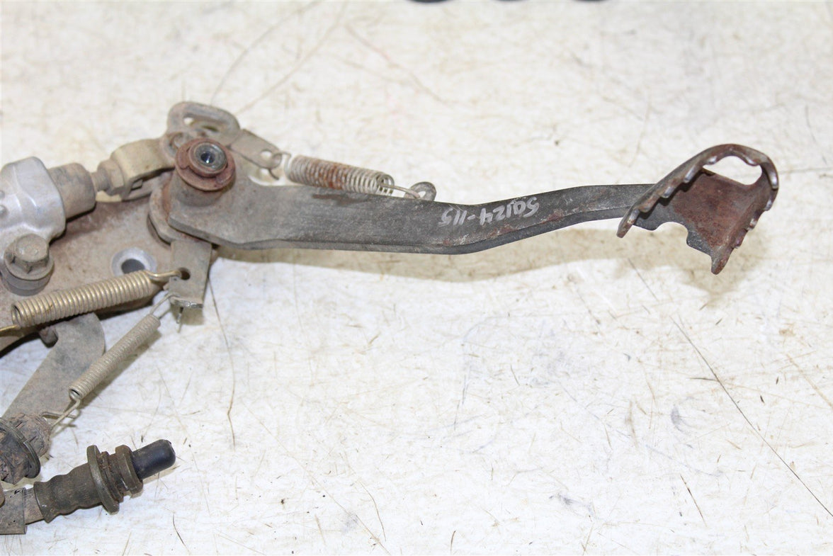 2002 Yamaha Grizzly 660 4x4 Rear Brake Pedal w/ Master Cylinder & Switch 50124