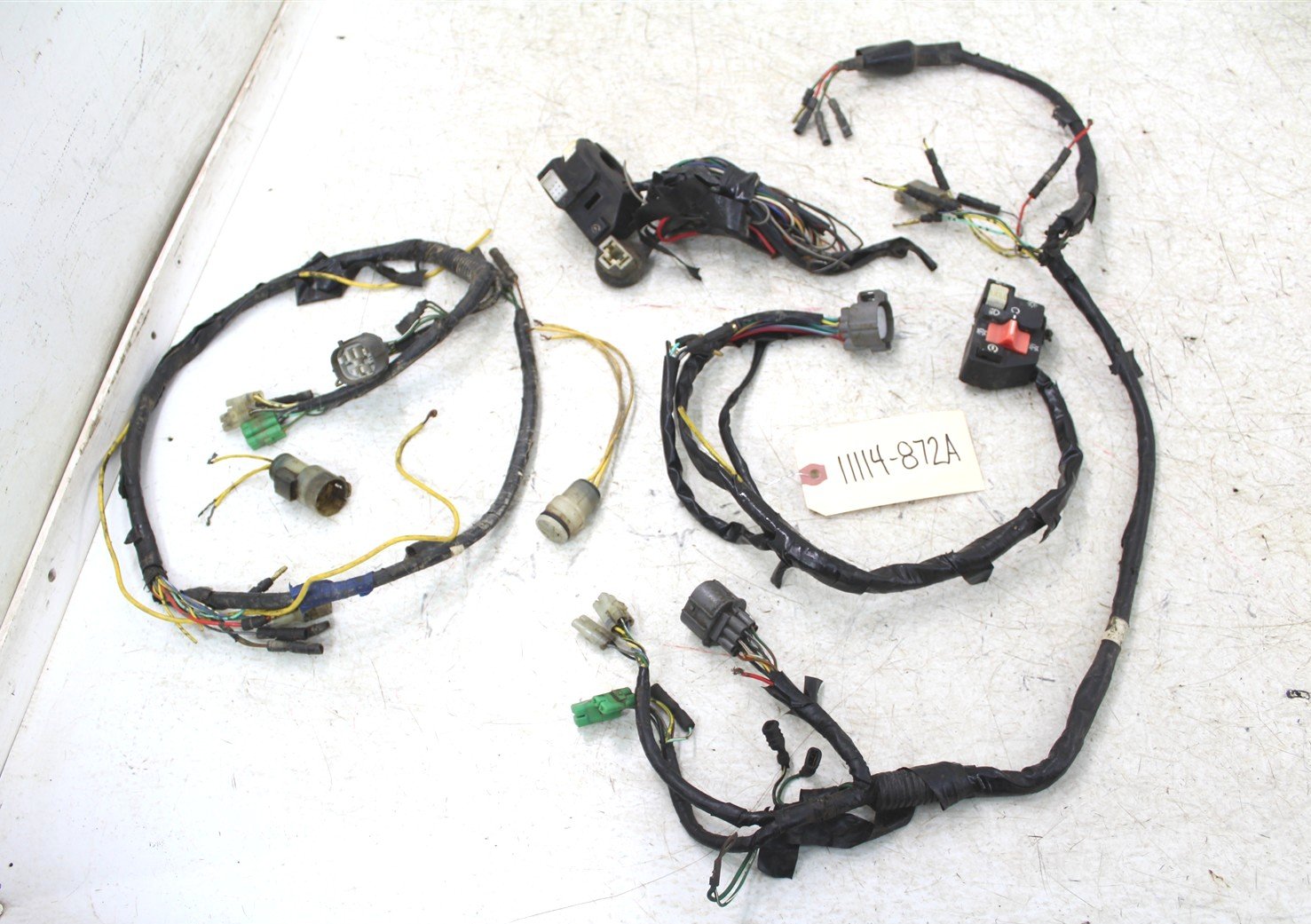 2004 Honda TRX 300EX Wire Wiring Harness Loom FOR PARTS 11114