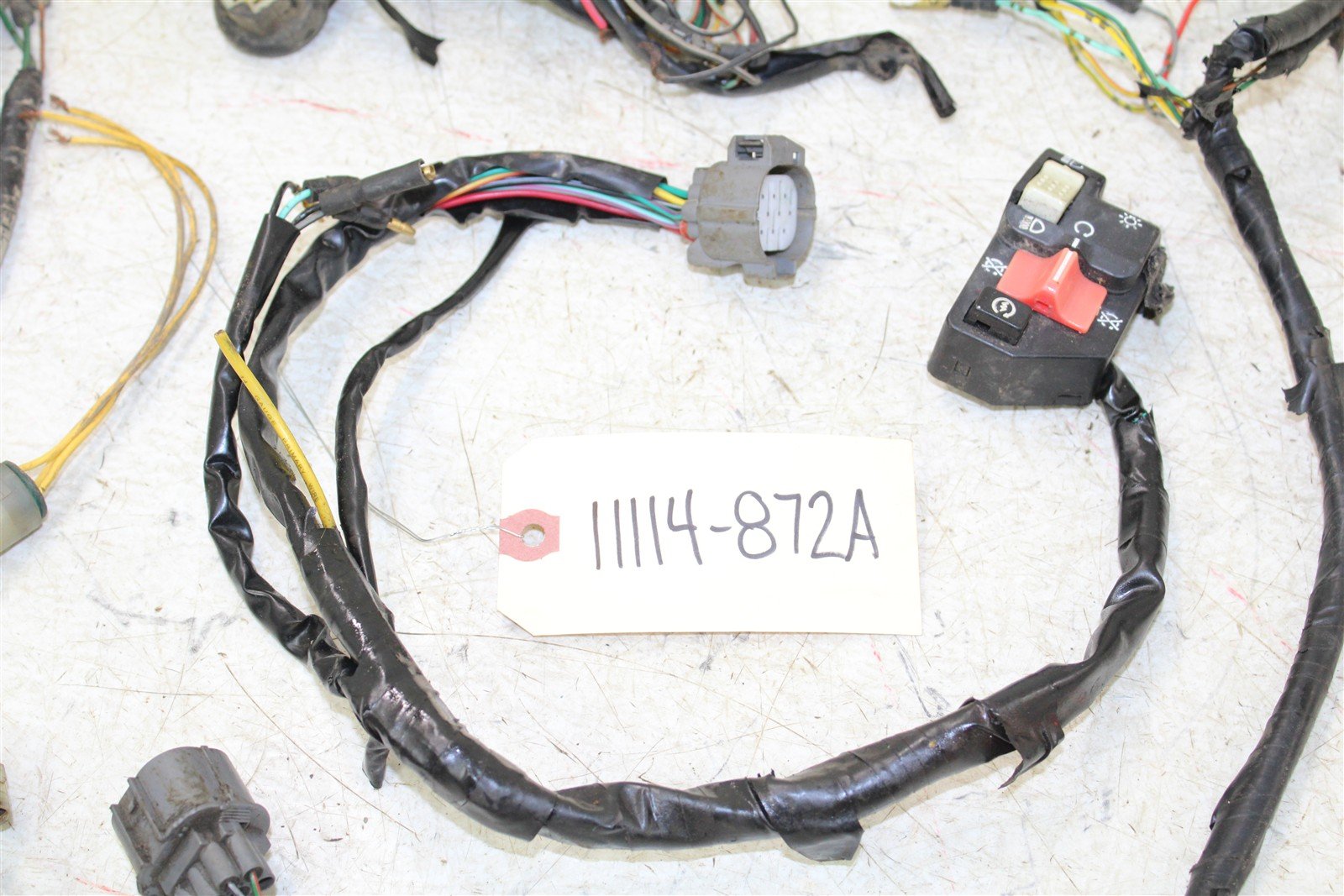 2004 Honda TRX 300EX Wire Wiring Harness Loom FOR PARTS 11114
