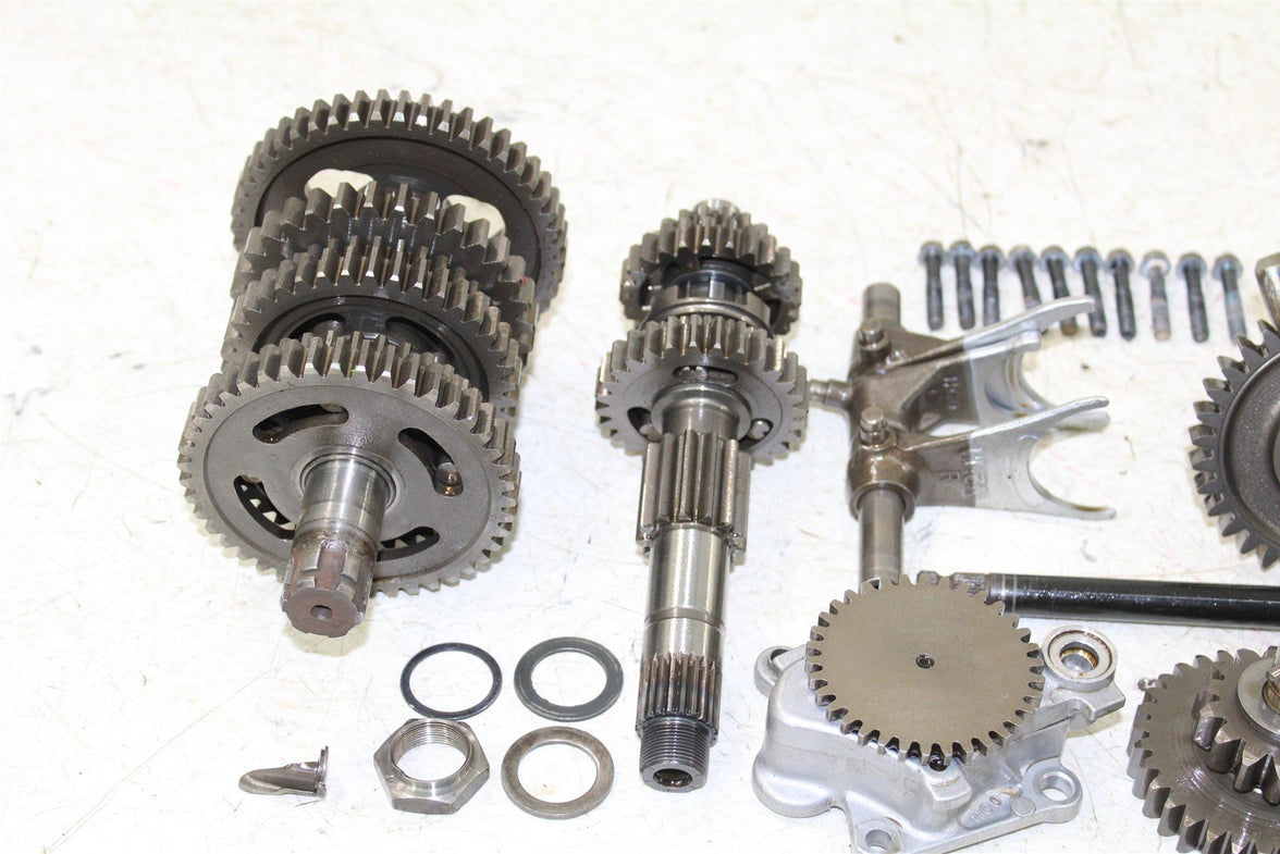 2004 Honda TRX 300EX Transmission Gears Shift Shaft Forks Drum 11114