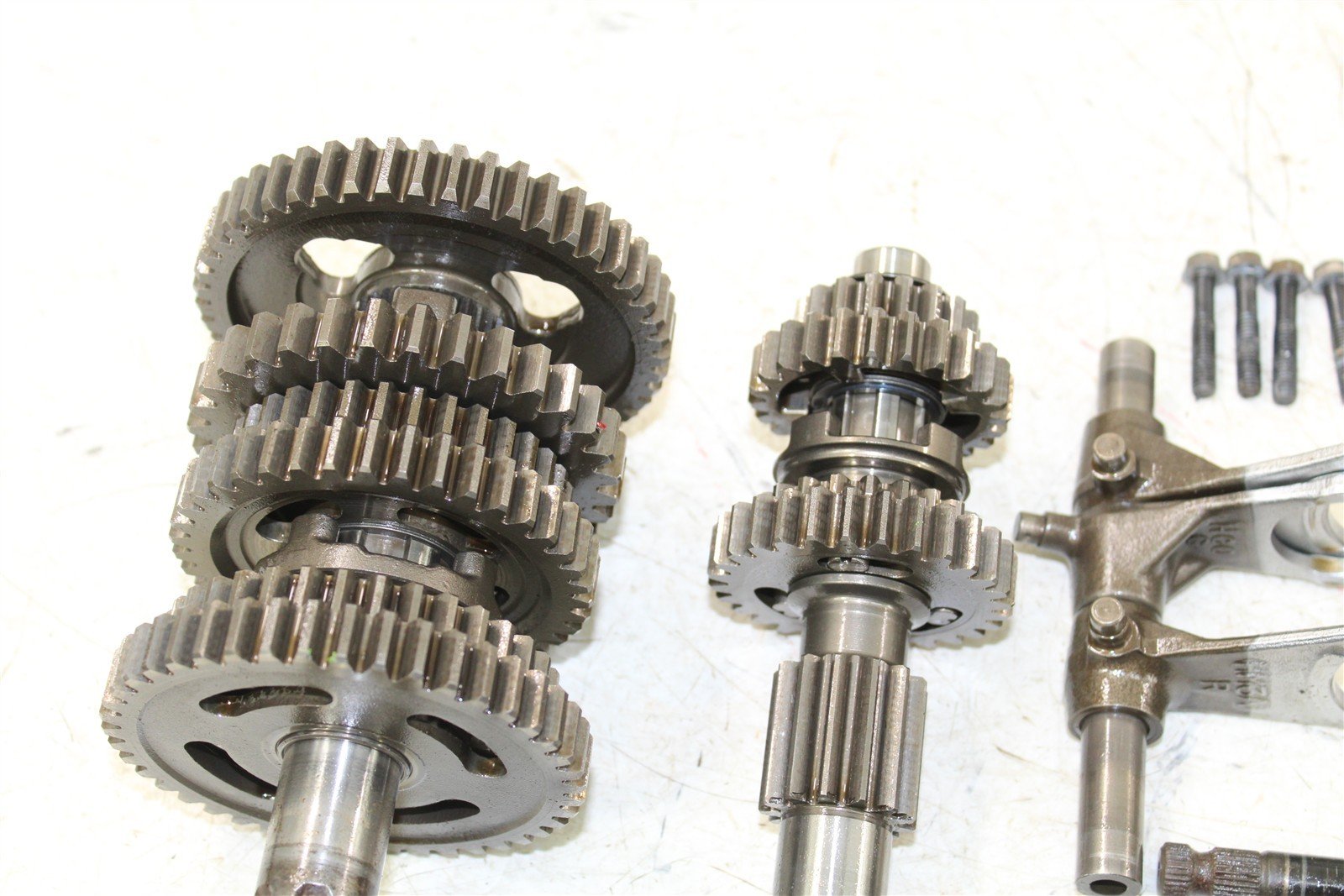 2004 Honda TRX 300EX Transmission Gears Shift Shaft Forks Drum 11114