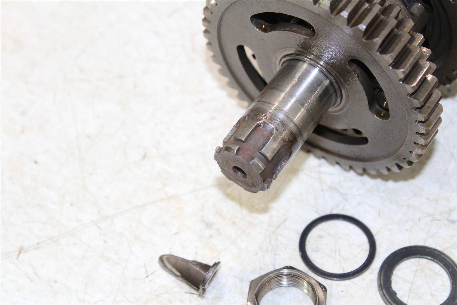 2004 Honda TRX 300EX Transmission Gears Shift Shaft Forks Drum 11114
