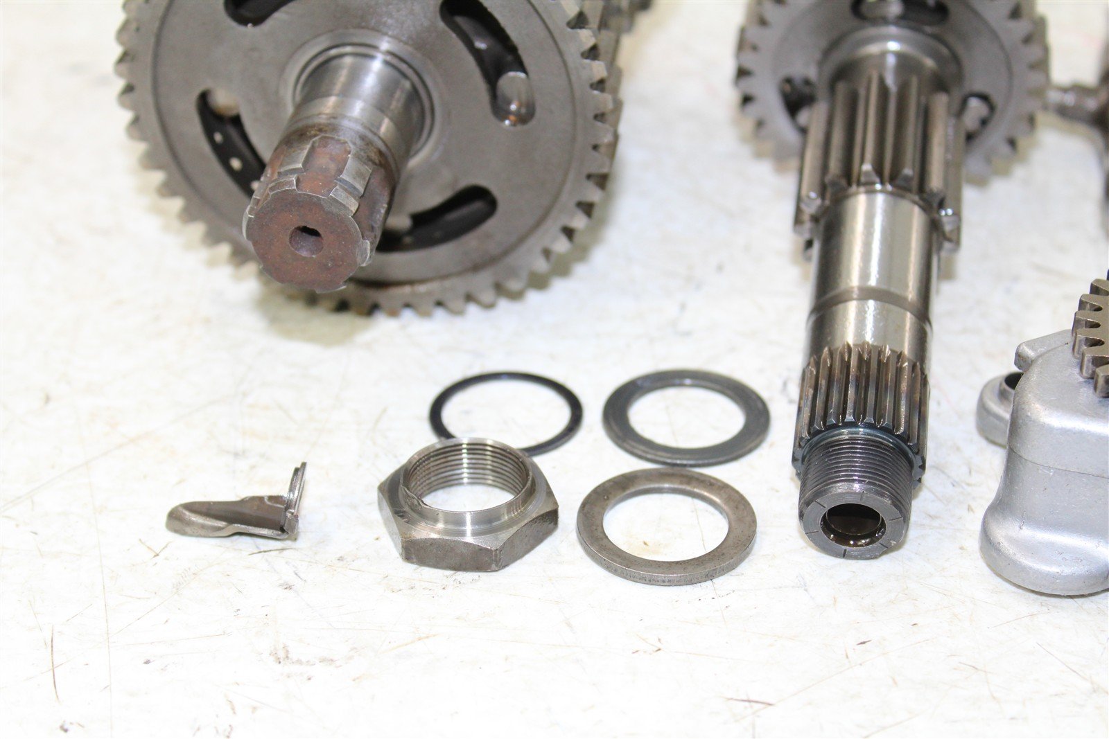 2004 Honda TRX 300EX Transmission Gears Shift Shaft Forks Drum 11114