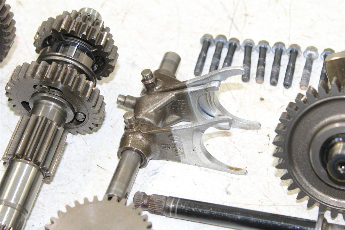 2004 Honda TRX 300EX Transmission Gears Shift Shaft Forks Drum 11114