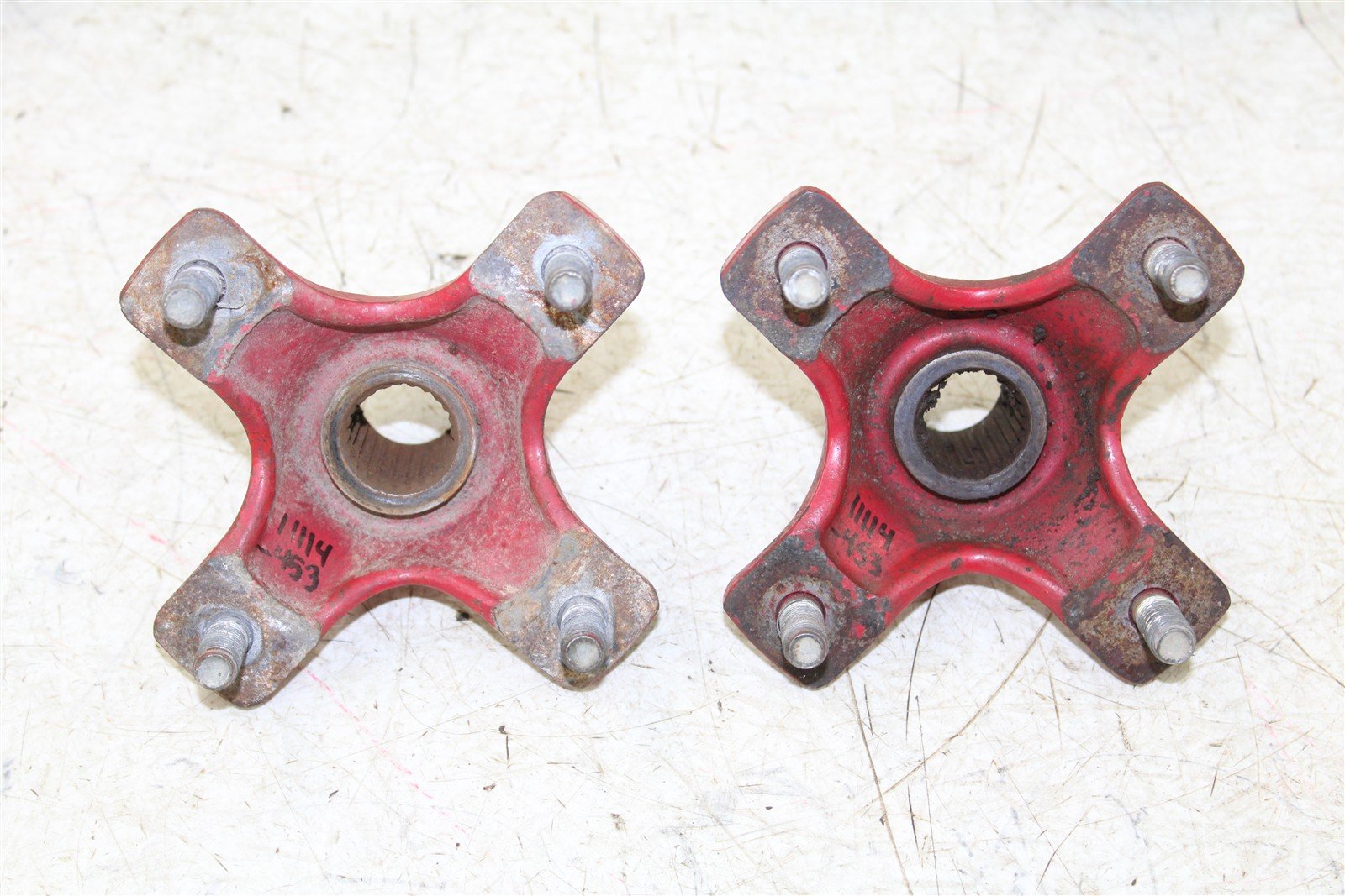 2004 Honda TRX 300EX Rear Hubs Wheel Mounts 11114