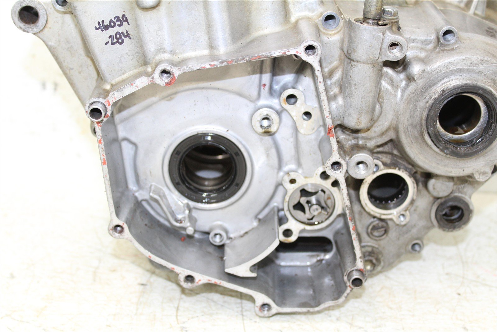 2009 Suzuki RMZ 450 Engine Cases Crankcase Motor Left Right 46039
