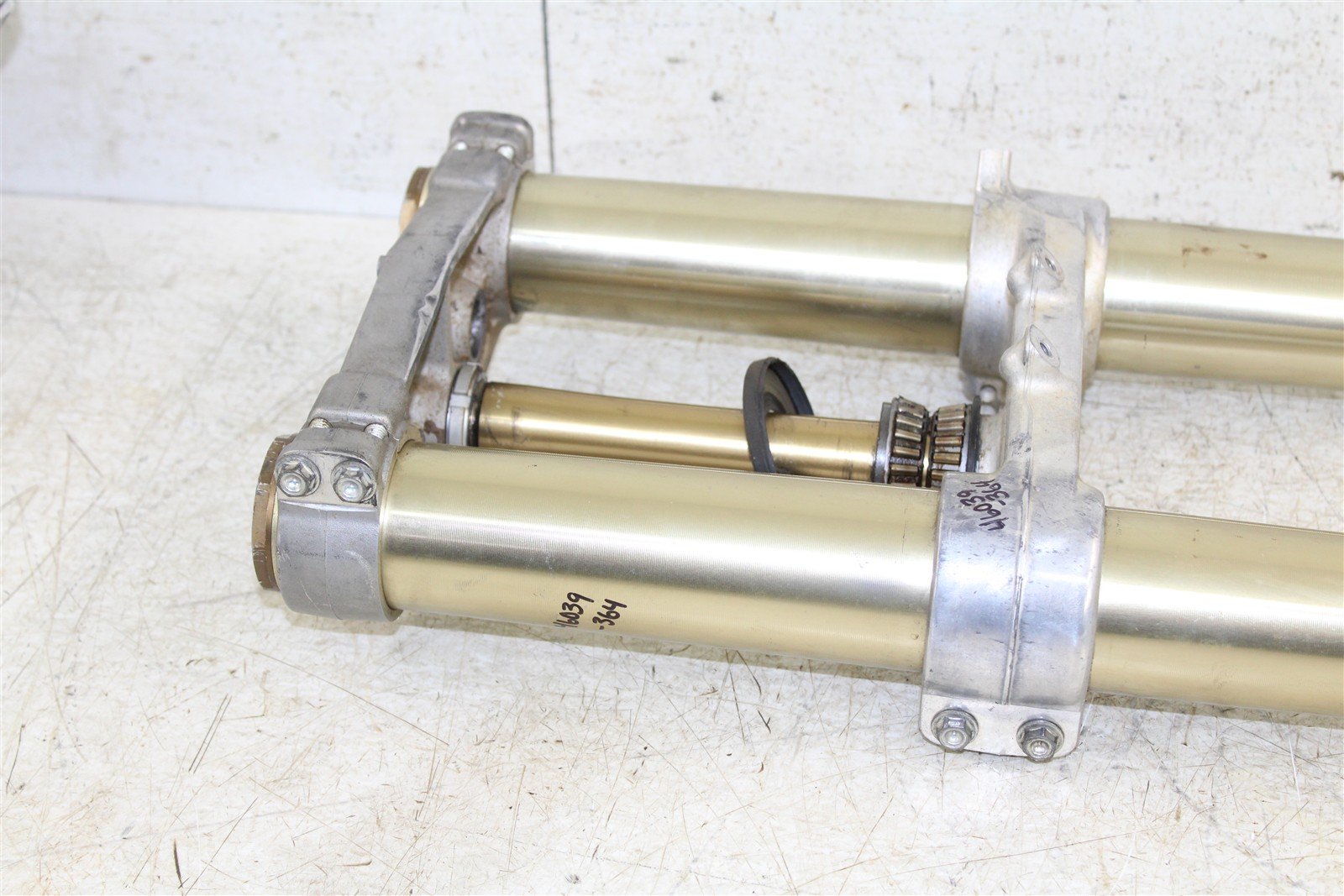 2009 Suzuki RMZ 450 Fork Tubes Front Suspension Triple Clamps 46039
