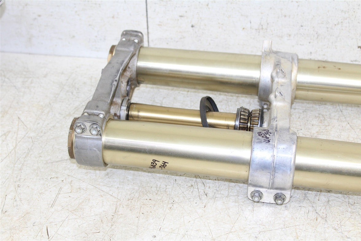 2009 Suzuki RMZ 450 Fork Tubes Front Suspension Triple Clamps 46039