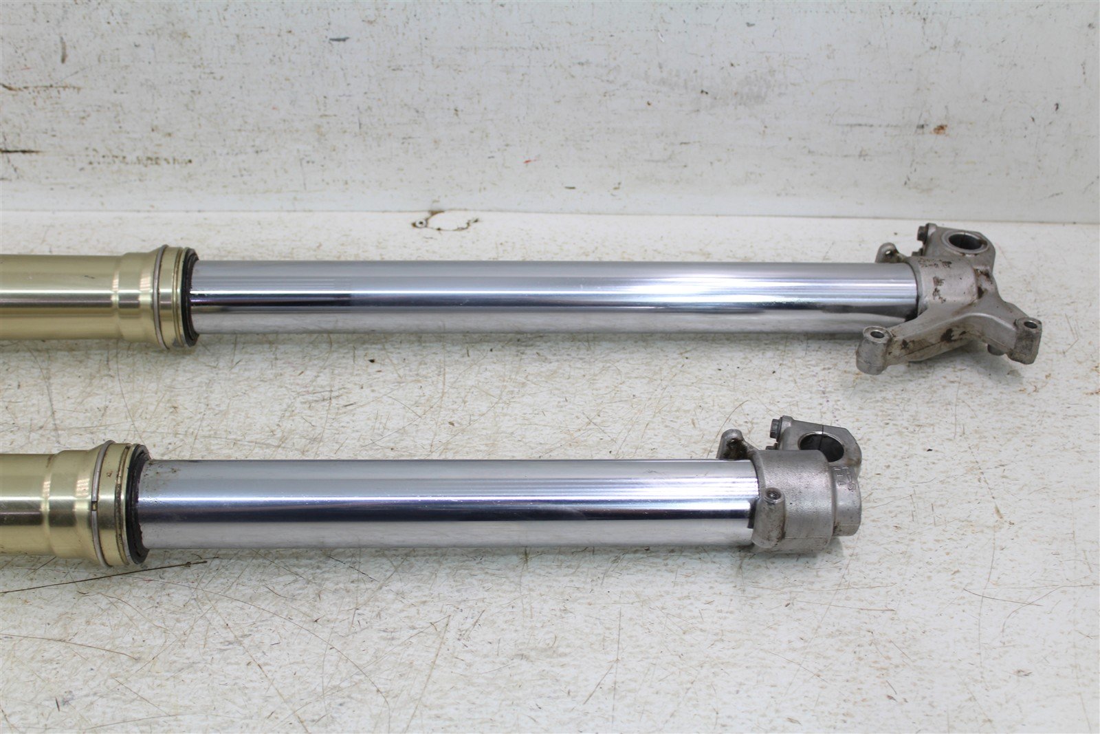 2009 Suzuki RMZ 450 Fork Tubes Front Suspension Triple Clamps 46039