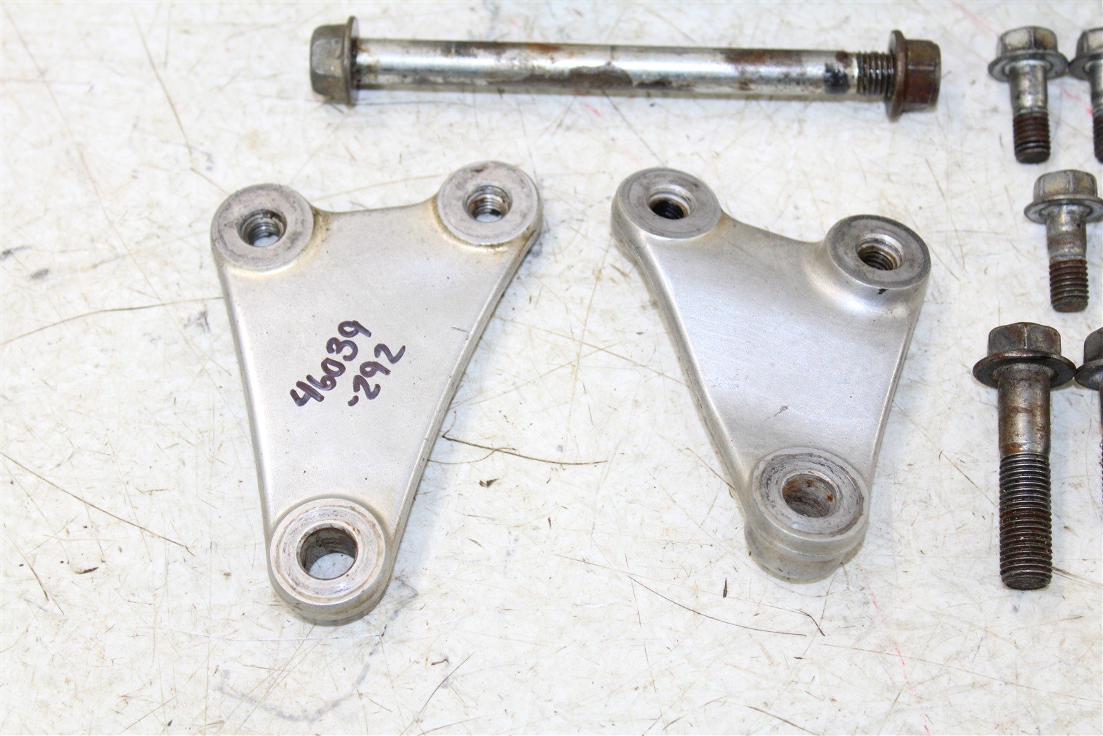 2009 Suzuki RMZ 450 Motor Mounts Engine Brackets Hardware 46039