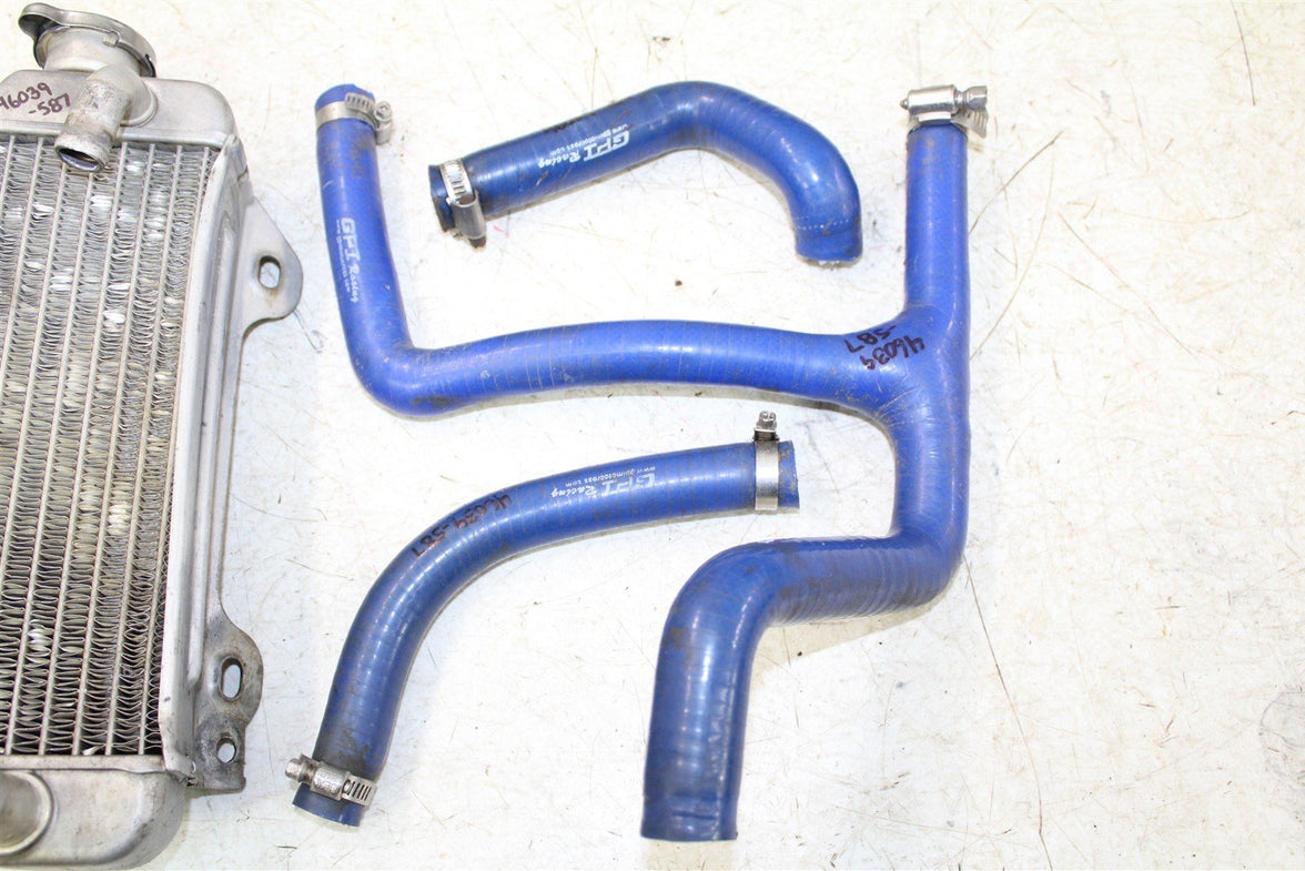 2009 Suzuki RMZ 450 Radiators w/ Hoses Left Right 46039