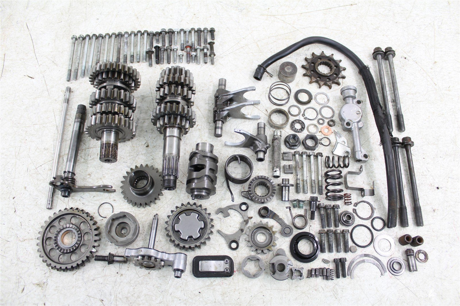 2009 Suzuki RMZ 450 Transmission Gears Shaft Shift Drum 46039