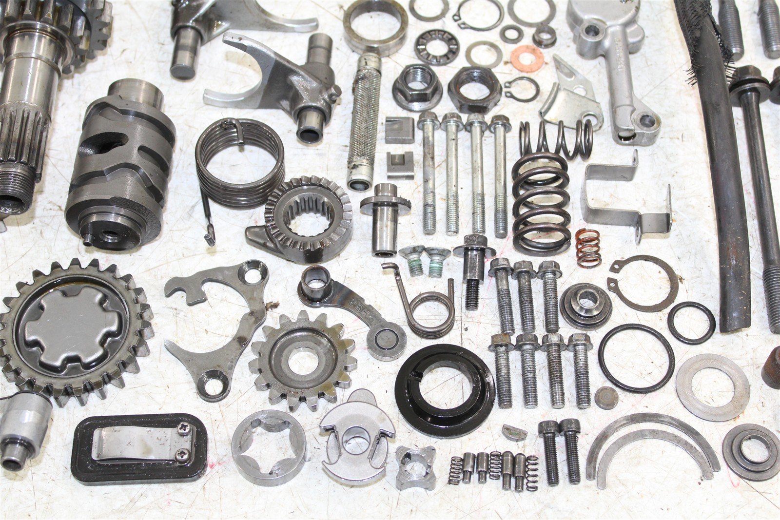 2009 Suzuki RMZ 450 Transmission Gears Shaft Shift Drum 46039