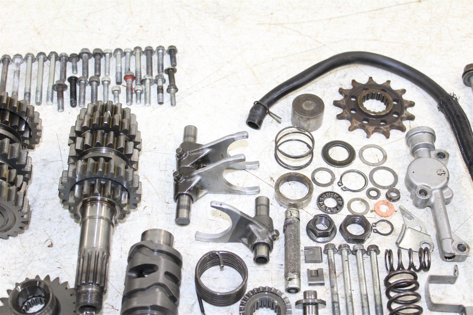 2009 Suzuki RMZ 450 Transmission Gears Shaft Shift Drum 46039