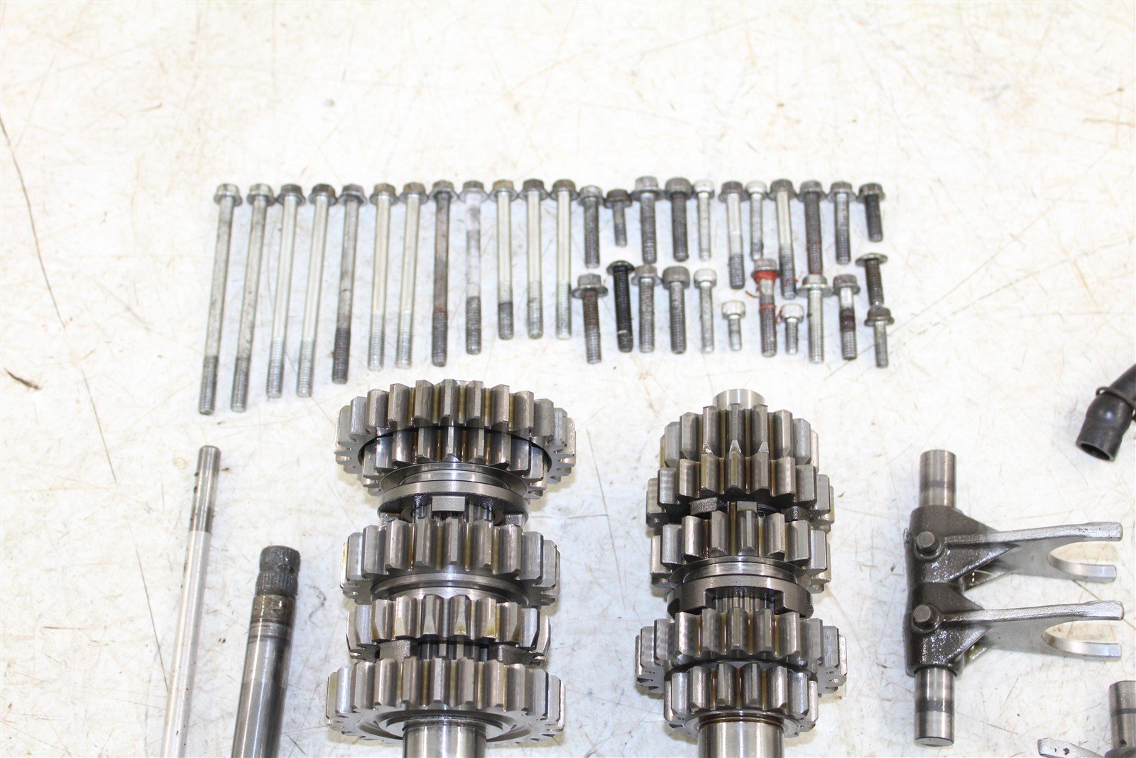 2009 Suzuki RMZ 450 Transmission Gears Shaft Shift Drum 46039