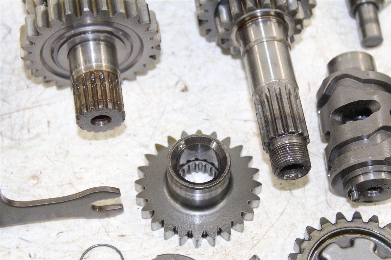2009 Suzuki RMZ 450 Transmission Gears Shaft Shift Drum 46039