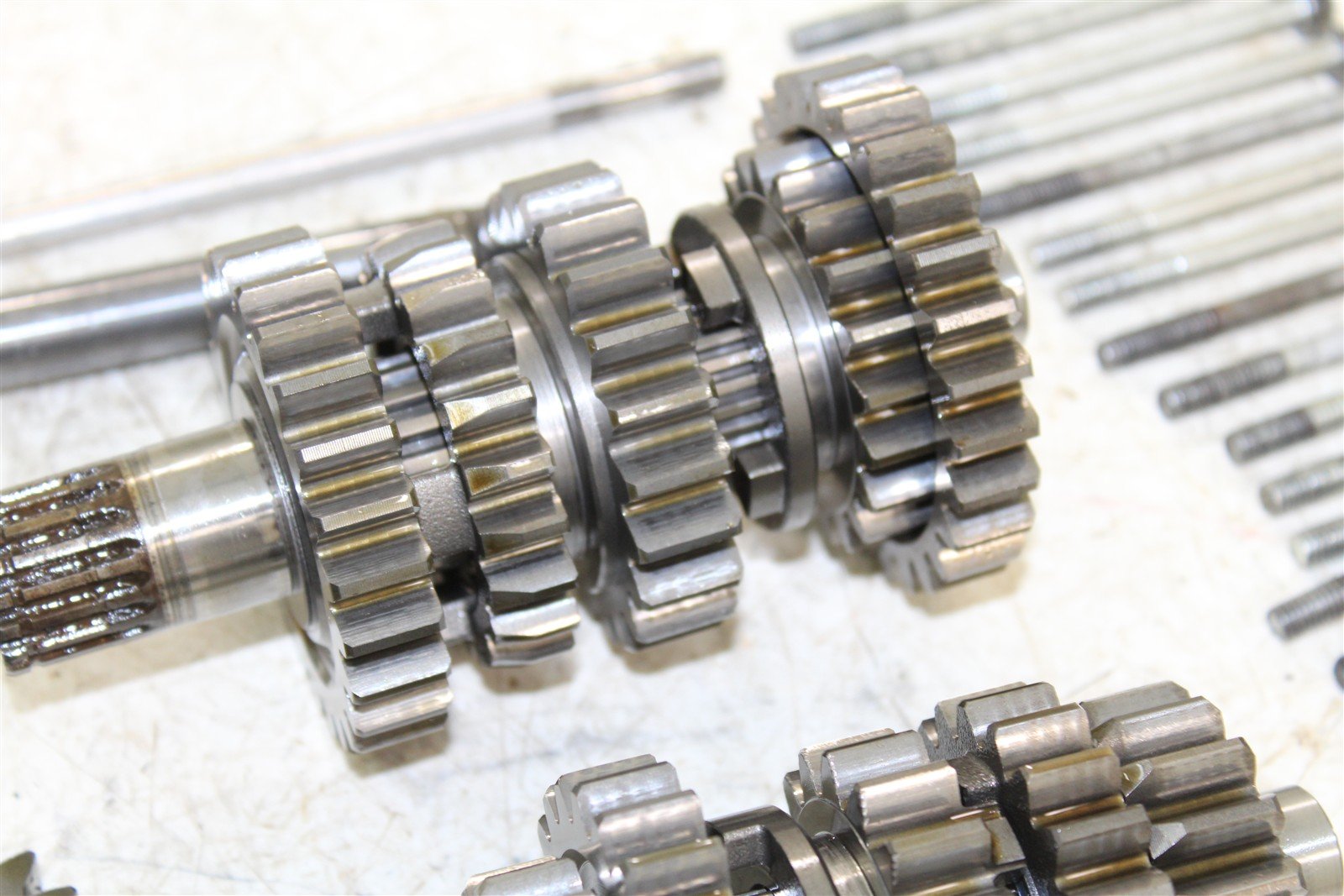 2009 Suzuki RMZ 450 Transmission Gears Shaft Shift Drum 46039