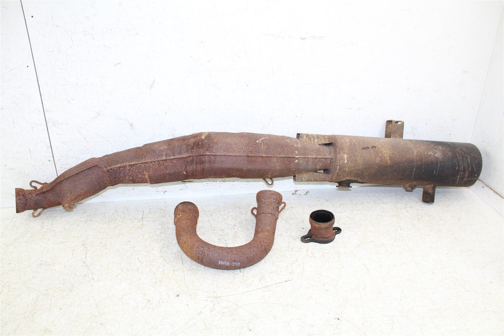 1994 Polaris Sport 400L Exhaust Head Pipe Silencer Muffler 34158