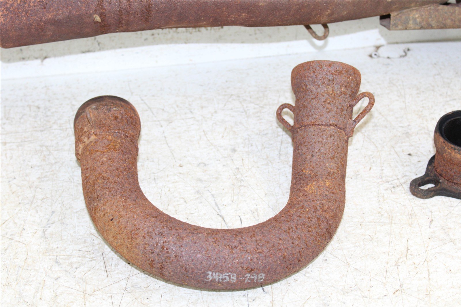 1994 Polaris Sport 400L Exhaust Head Pipe Silencer Muffler 34158