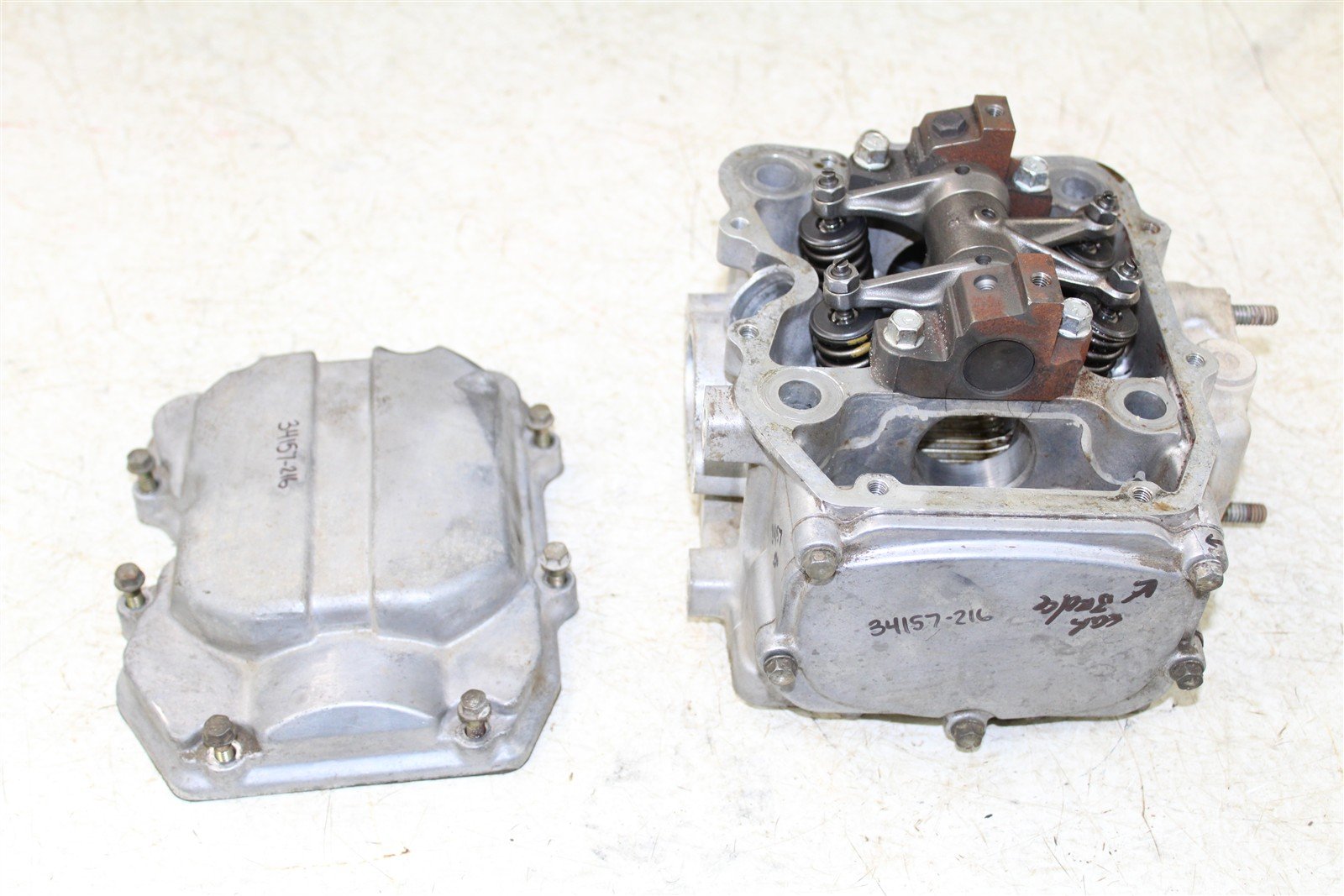 1999 Polaris Magnum 500 4x4 Cylinder Head Valve Cover Intake Exhaust 34157