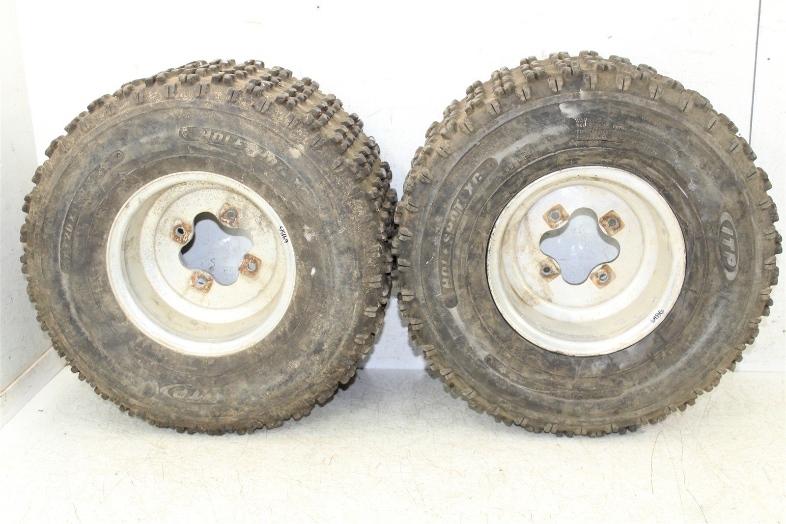 2004 Honda TRX 400EX ITP Rear Wheel Set Rims 648G