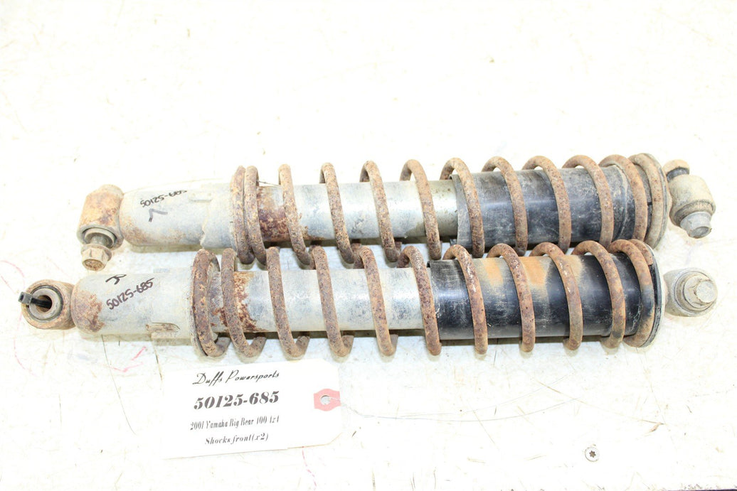 2001 Yamaha Big Bear 400 4x4 Front Shocks Spring Absorber Left Right 50125