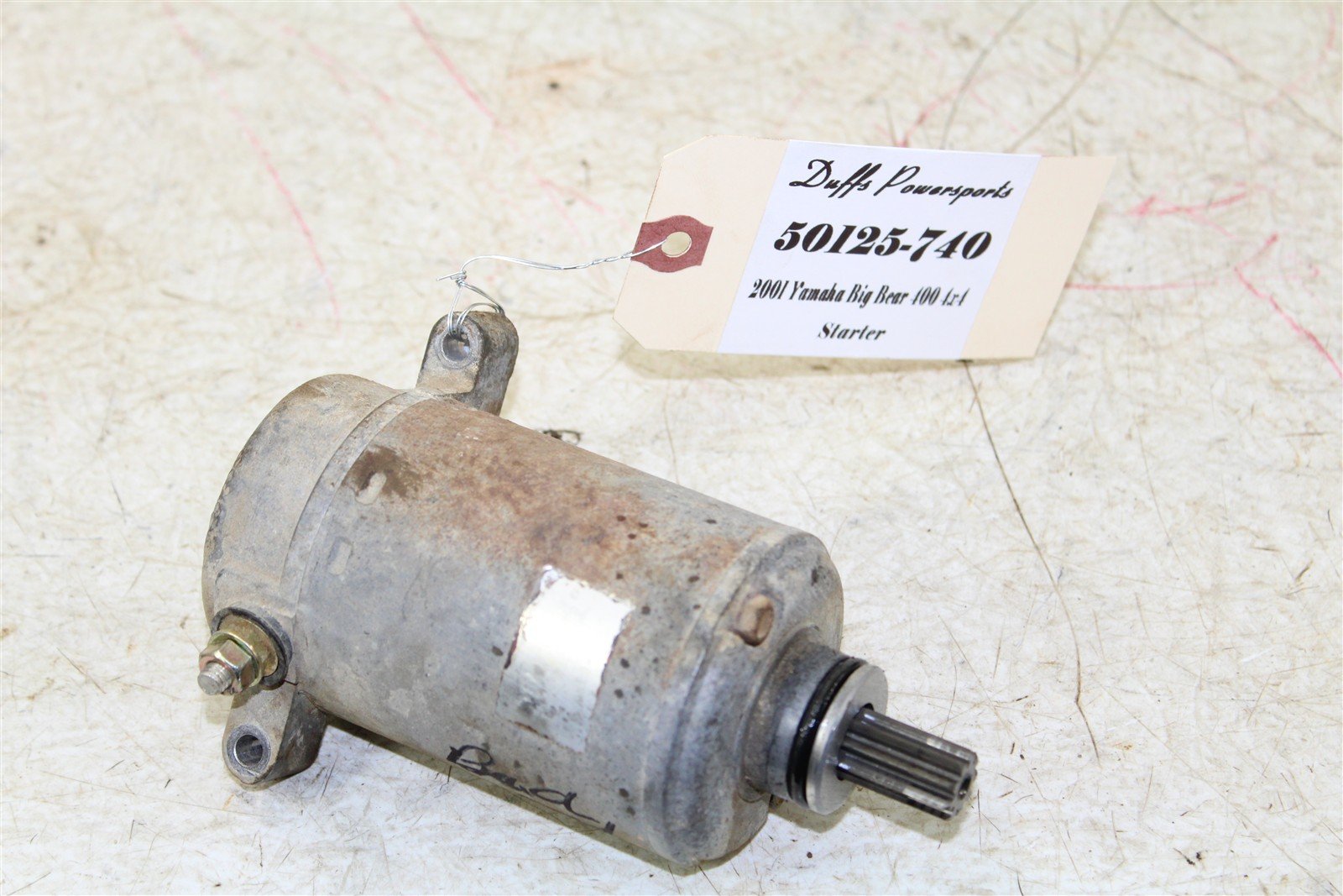 2001 Yamaha Big Bear 400 4x4 Starter Motor 50125