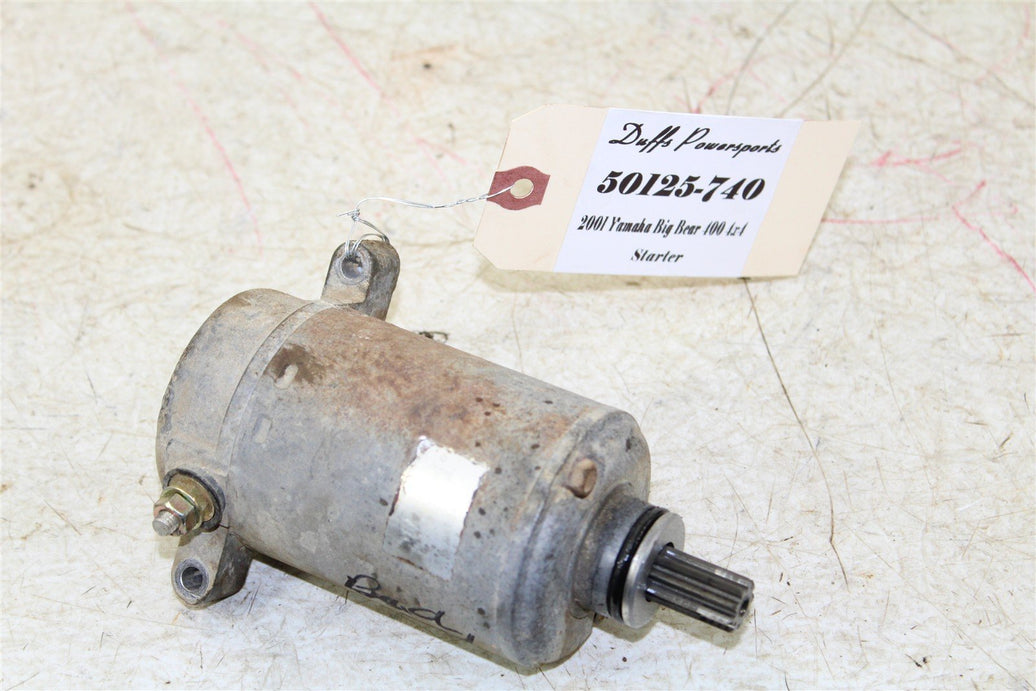 2001 Yamaha Big Bear 400 4x4 Starter Motor 50125