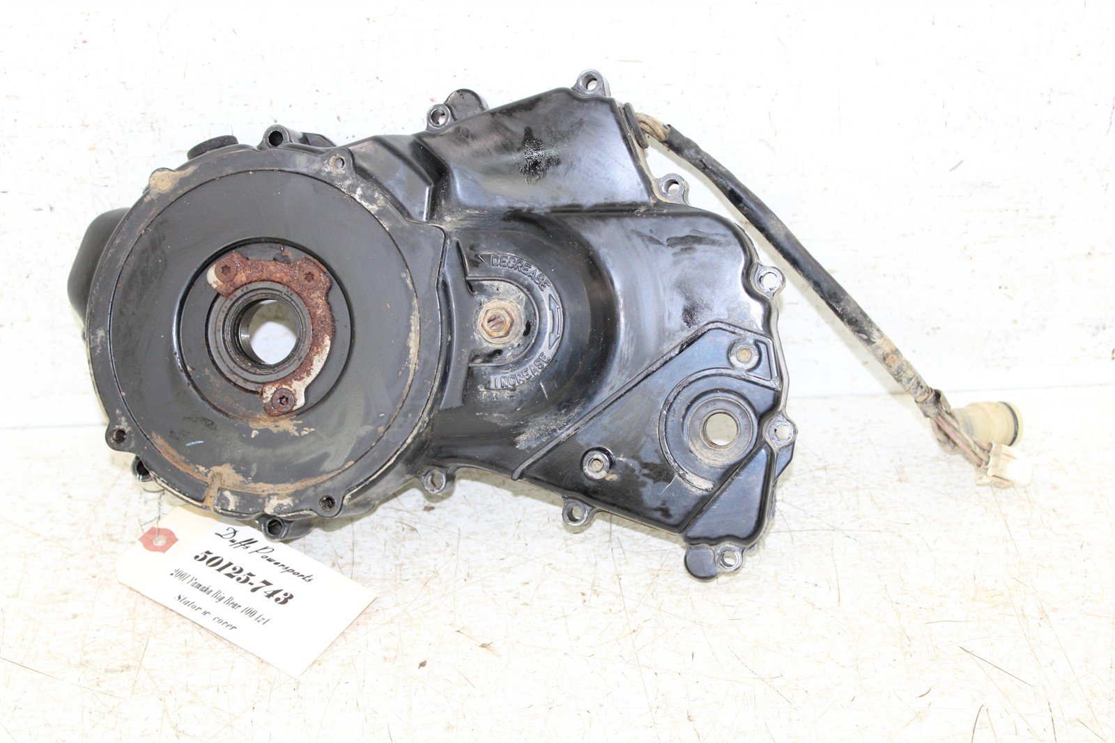 2001 Yamaha Big Bear 400 4x4 Stator Magneto Generator Coil w/ Cover 50125