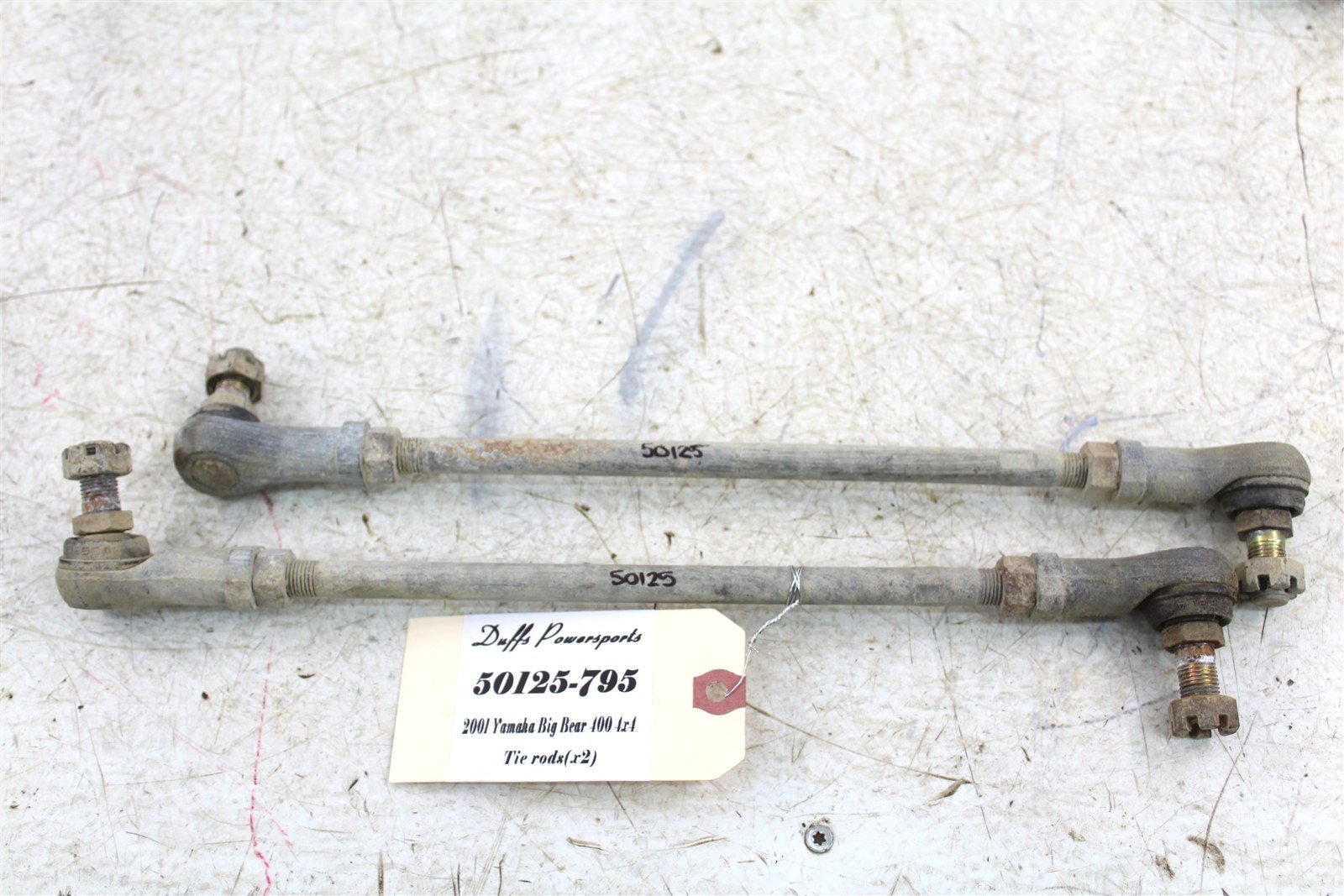 2001 Yamaha Big Bear 400 4x4 Tie Rods Ends Left Right 50125