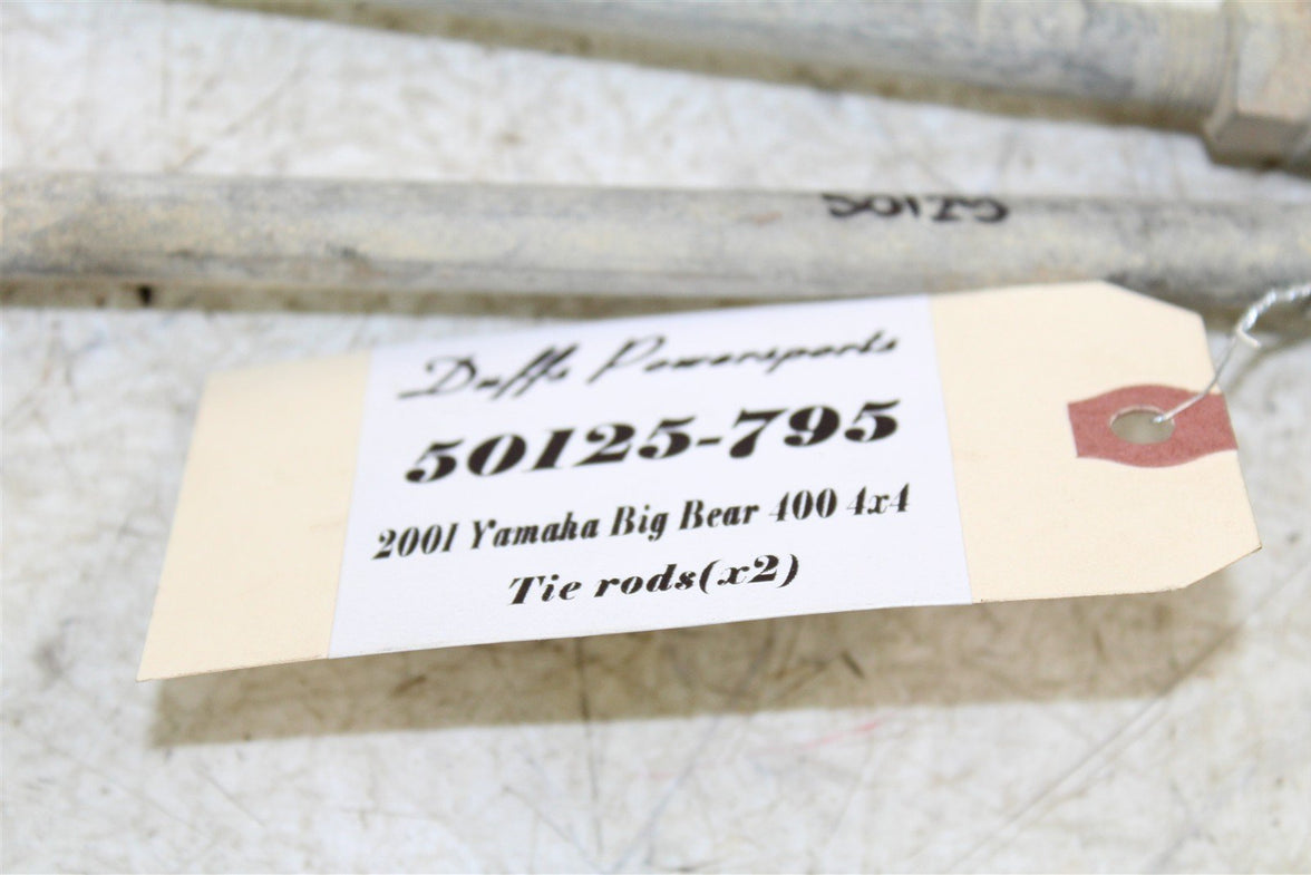 2001 Yamaha Big Bear 400 4x4 Tie Rods Ends Left Right 50125
