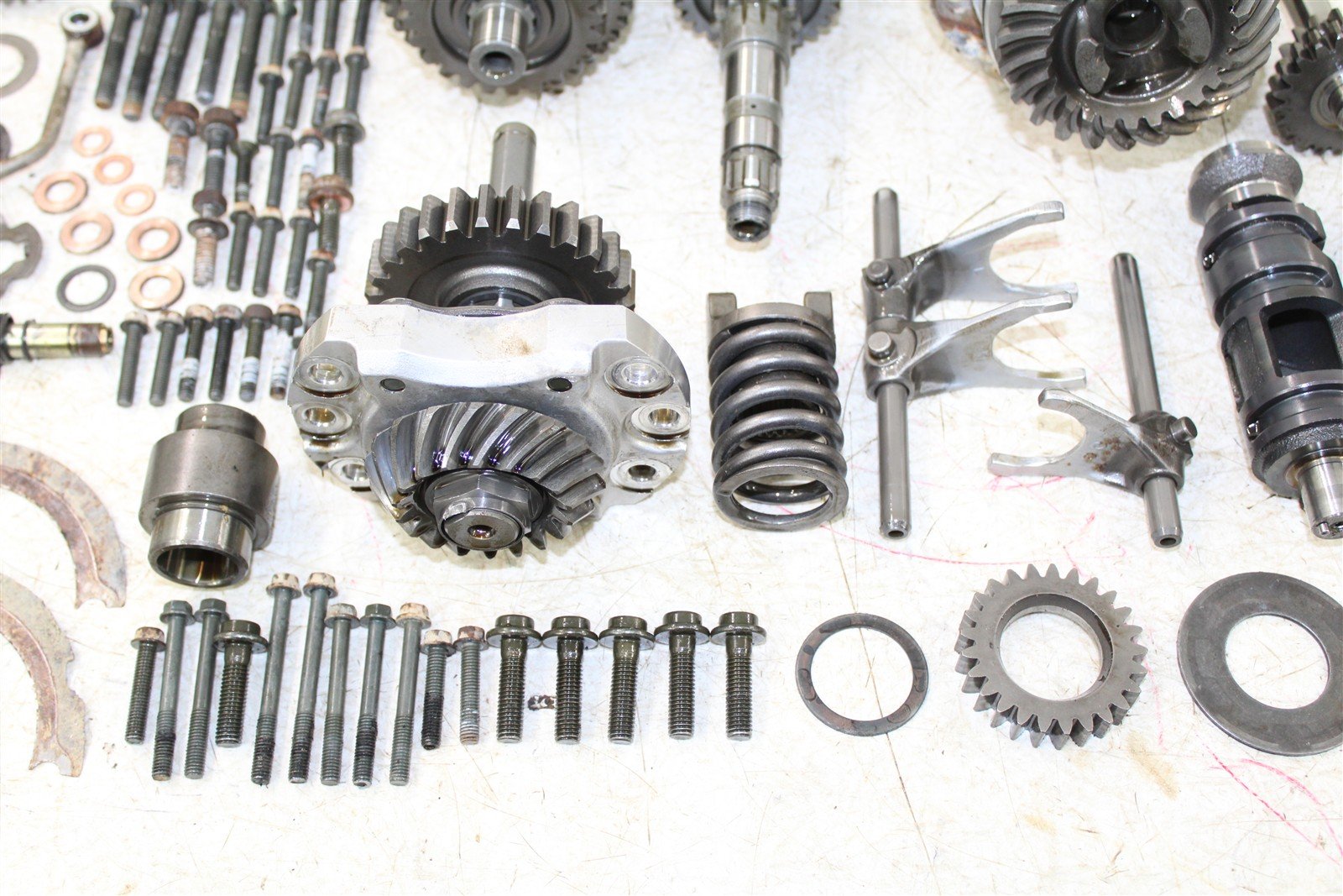 2001 Yamaha Big Bear 400 4x4 Transmission Gears Shift Shaft Forks Drum 50125