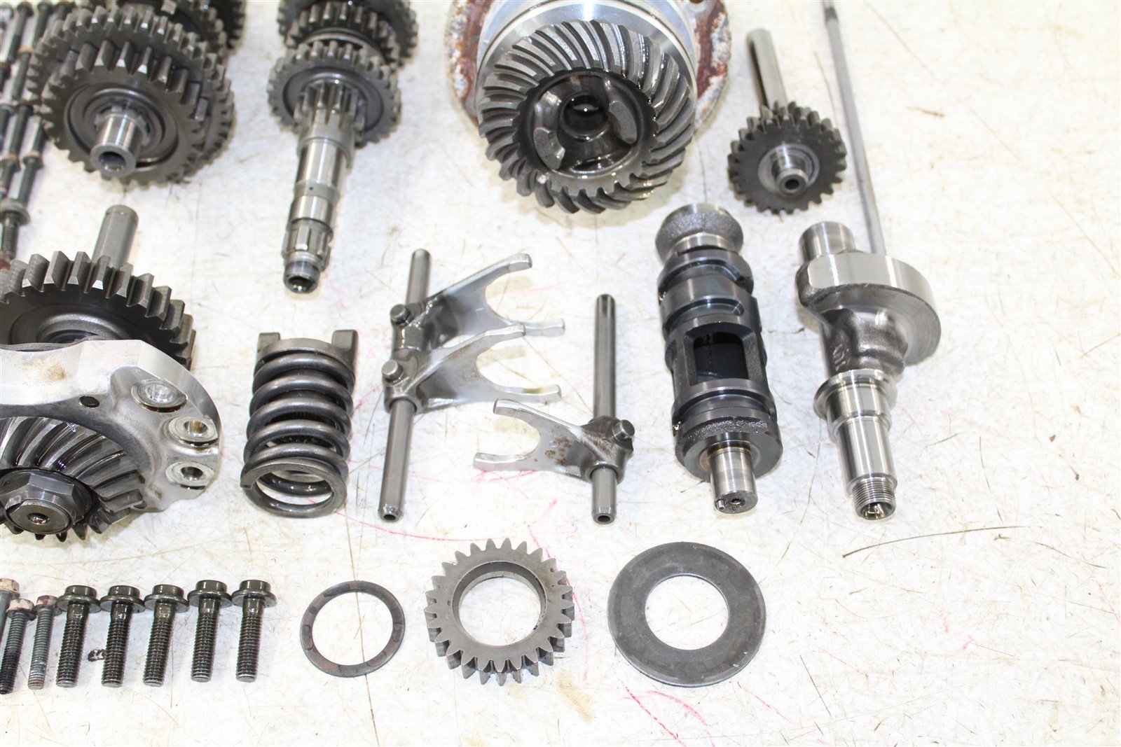 2001 Yamaha Big Bear 400 4x4 Transmission Gears Shift Shaft Forks Drum 50125