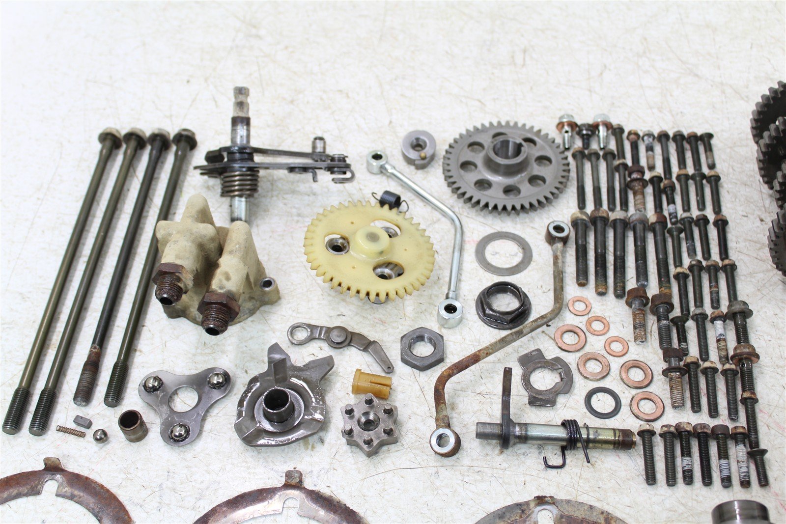 2001 Yamaha Big Bear 400 4x4 Transmission Gears Shift Shaft Forks Drum 50125
