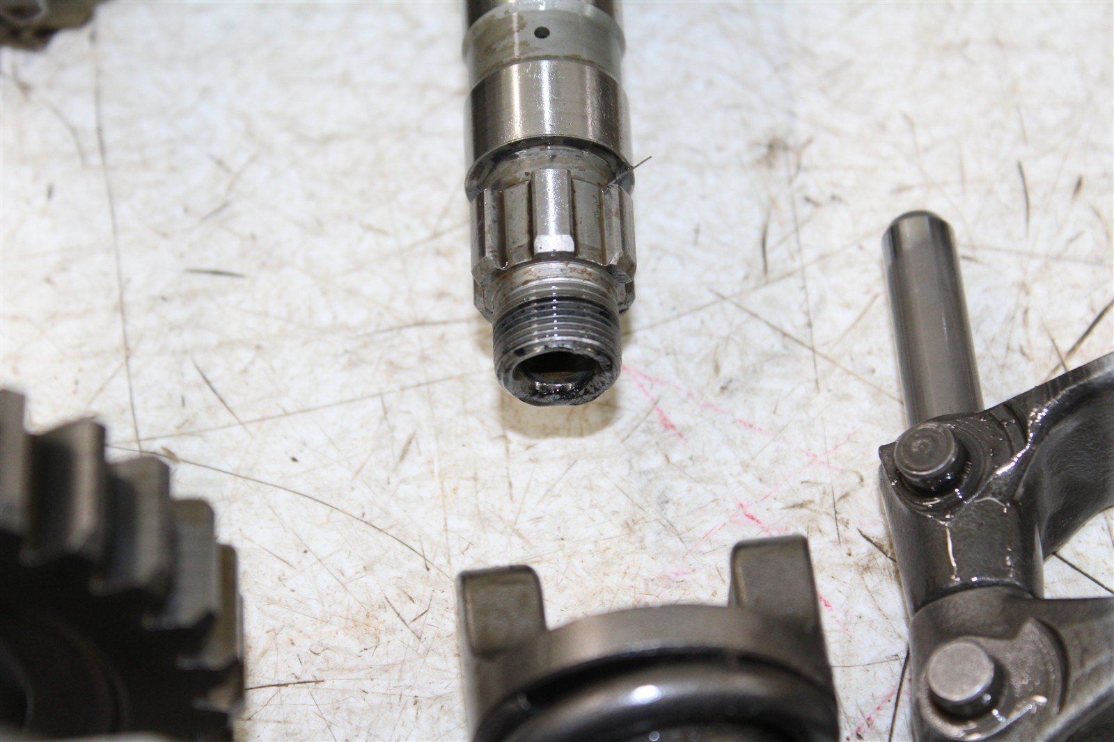 2001 Yamaha Big Bear 400 4x4 Transmission Gears Shift Shaft Forks Drum 50125